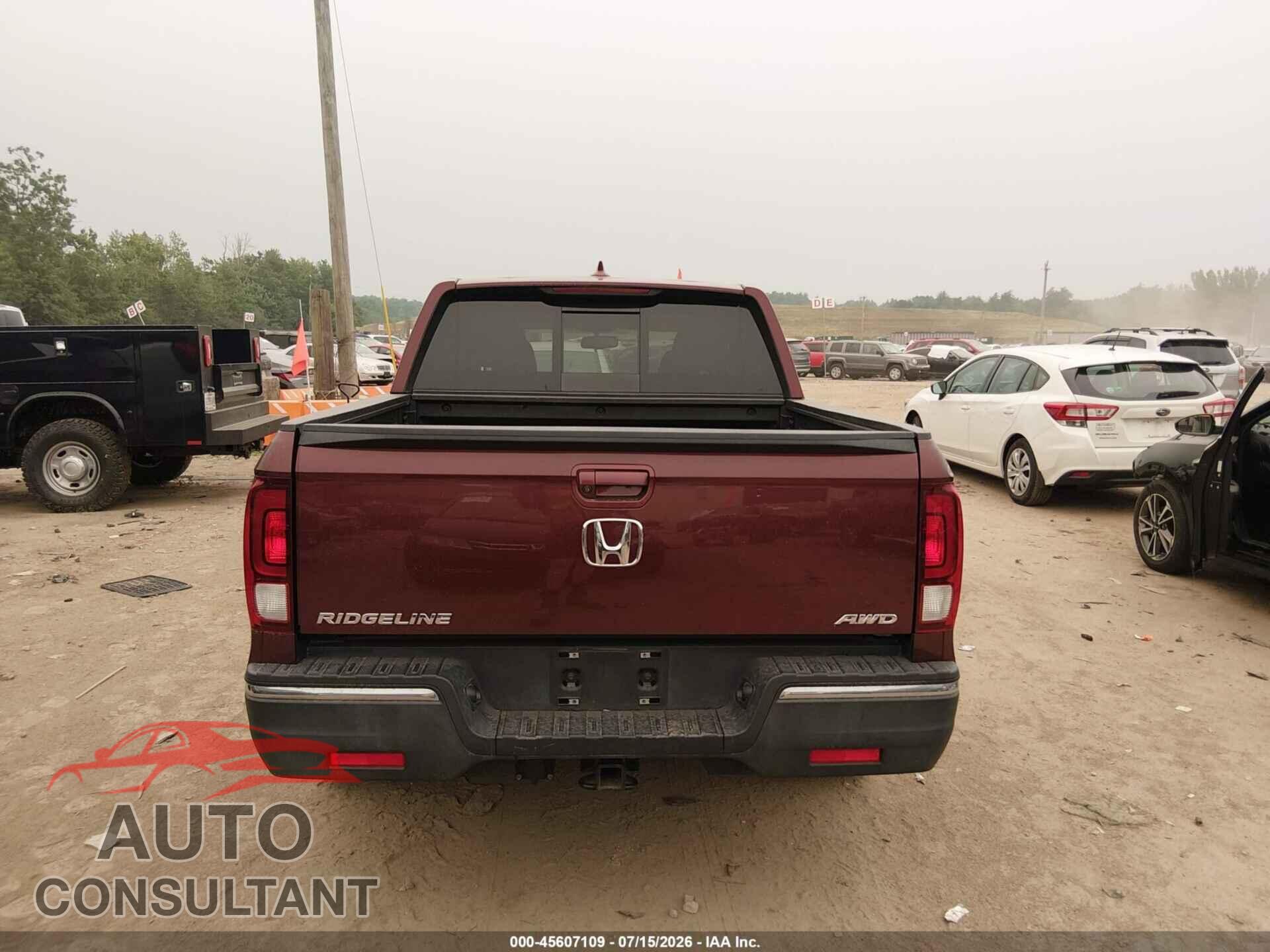 HONDA RIDGELINE 2019 - 5FPYK3F61KB019727
