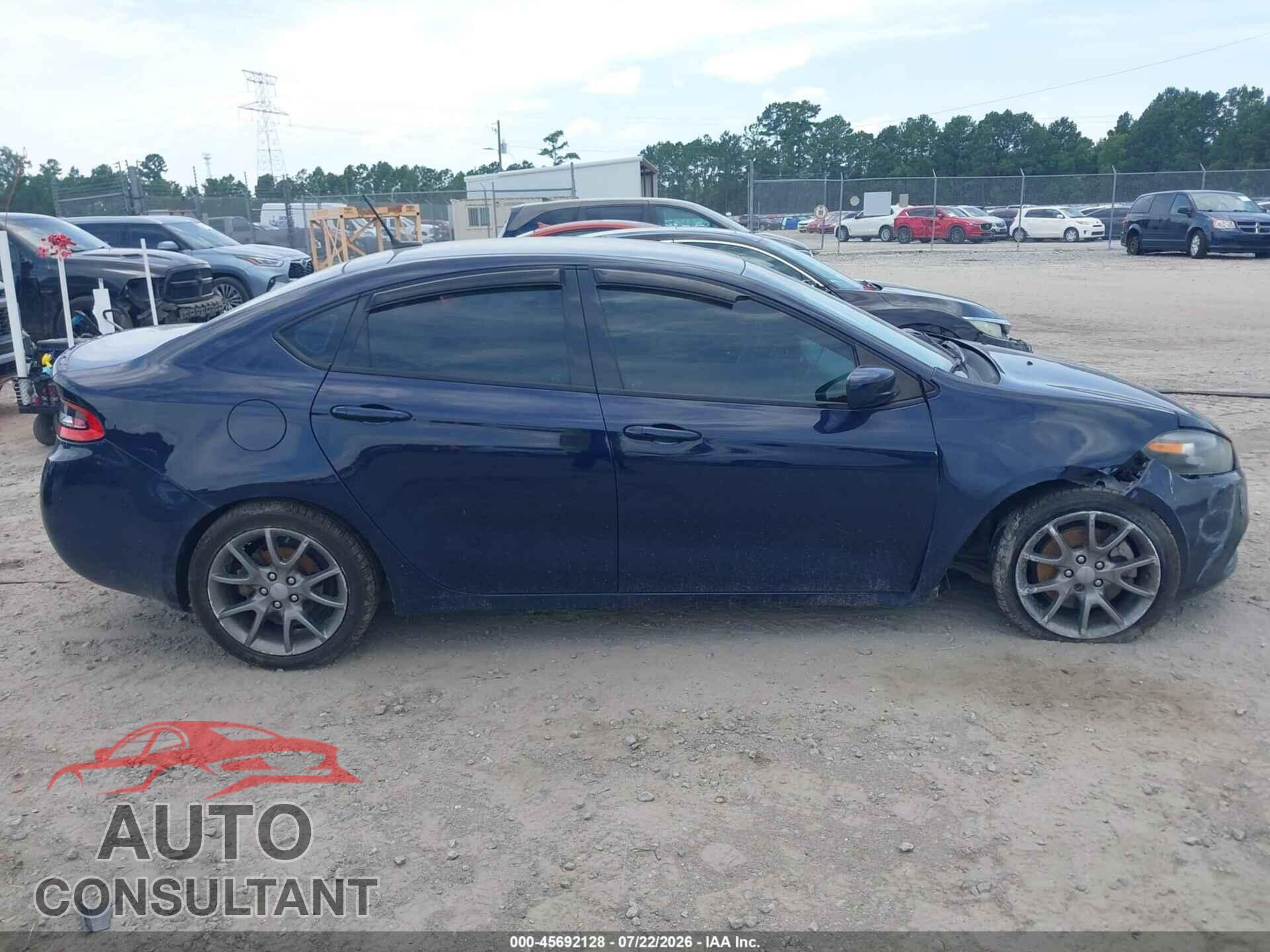 DODGE DART 2014 - 1C3CDFBB2ED825500