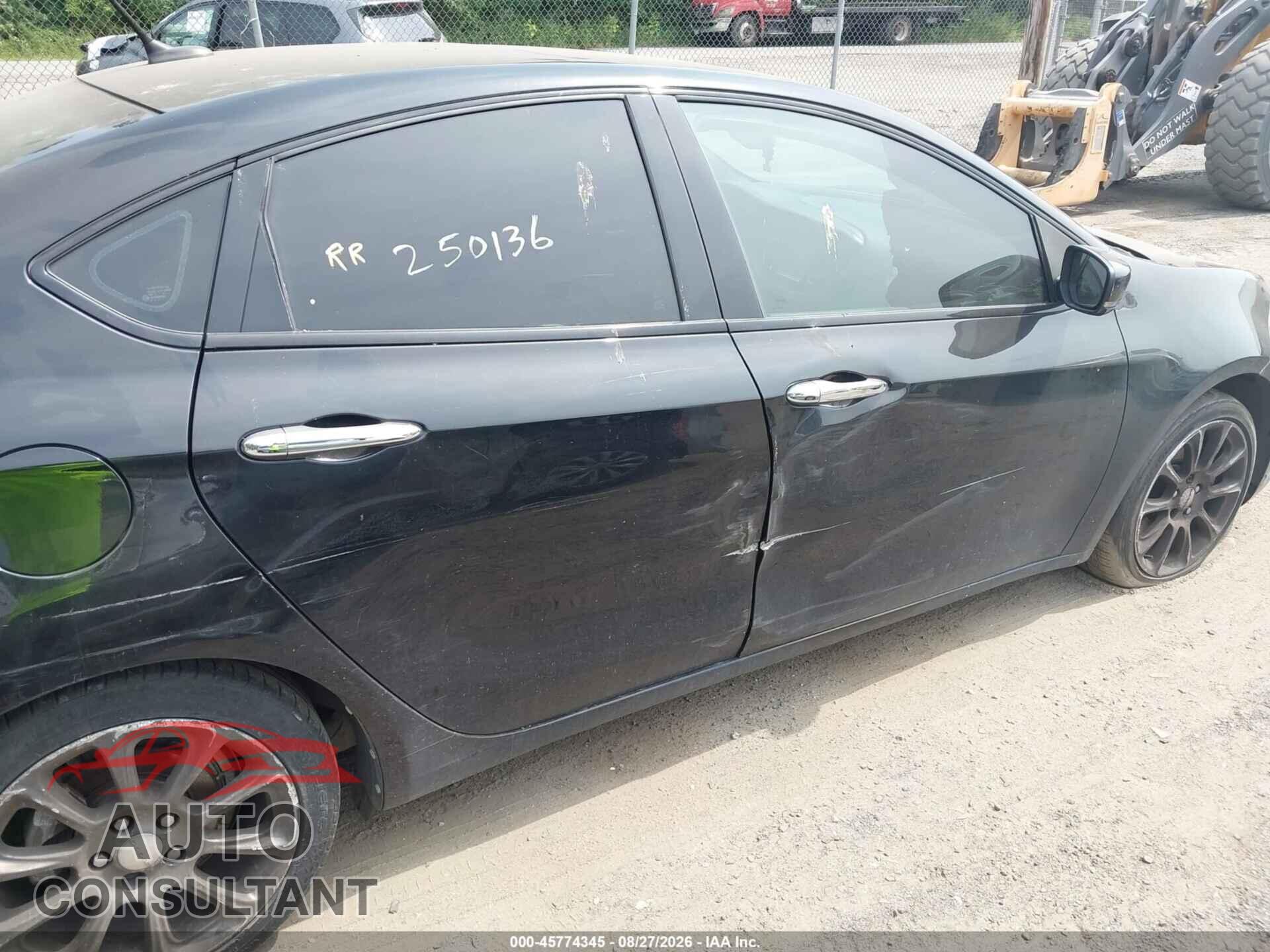 DODGE DART 2013 - 1C3CDFCH8DD135476