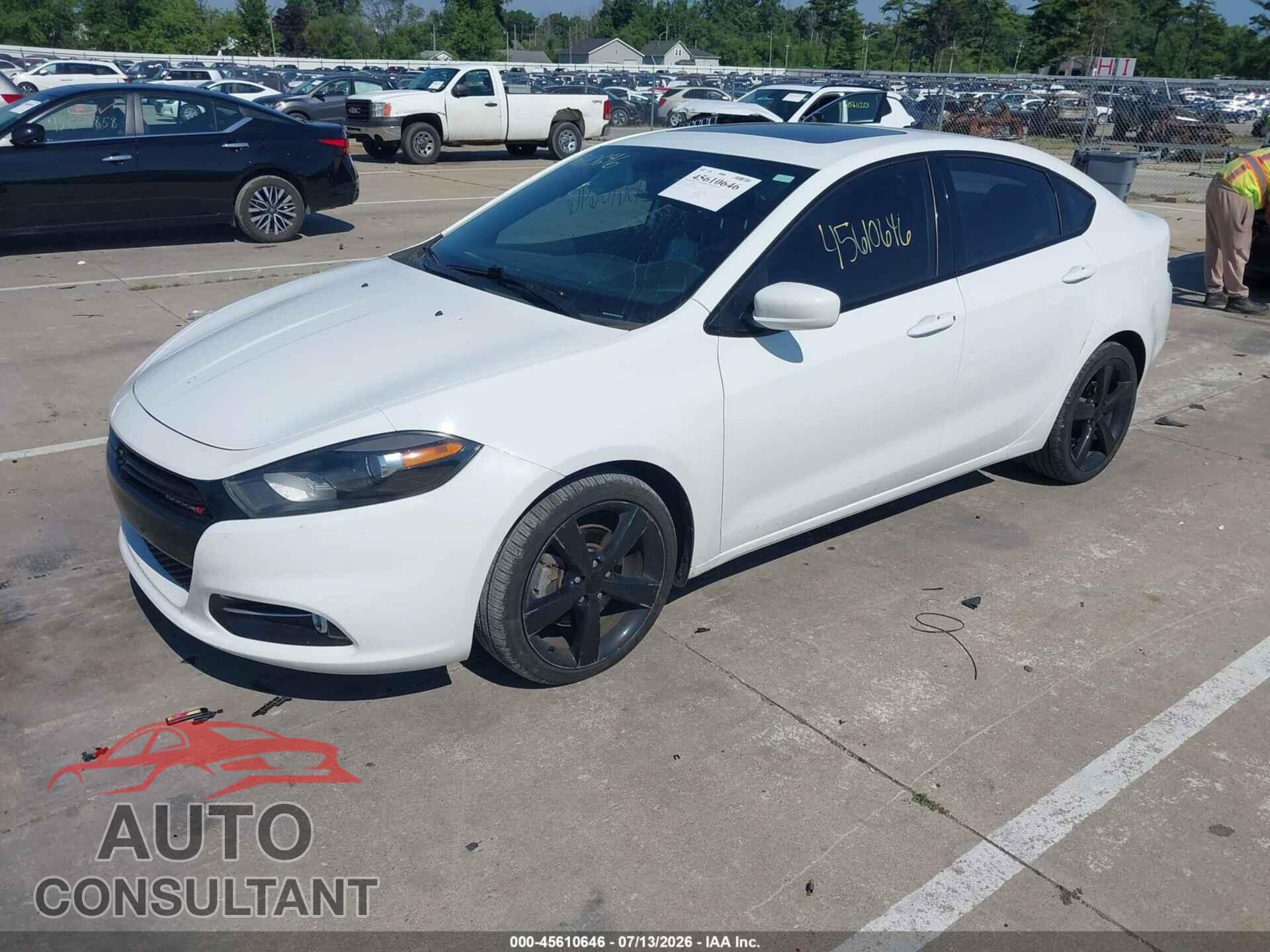 DODGE DART 2014 - 1C3CDFBB6ED903244