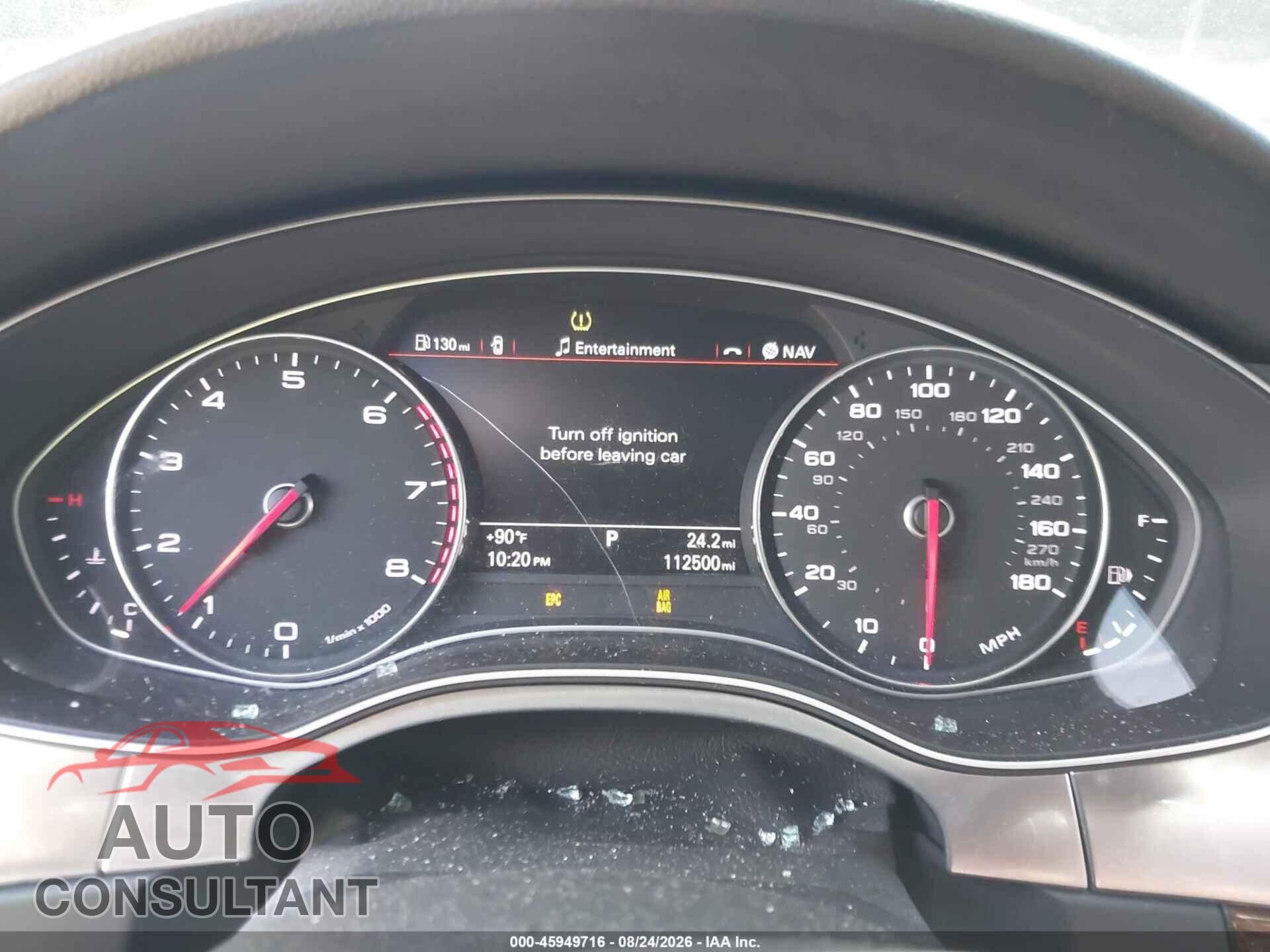 AUDI A6 2013 - WAUGFAFC8DN120543