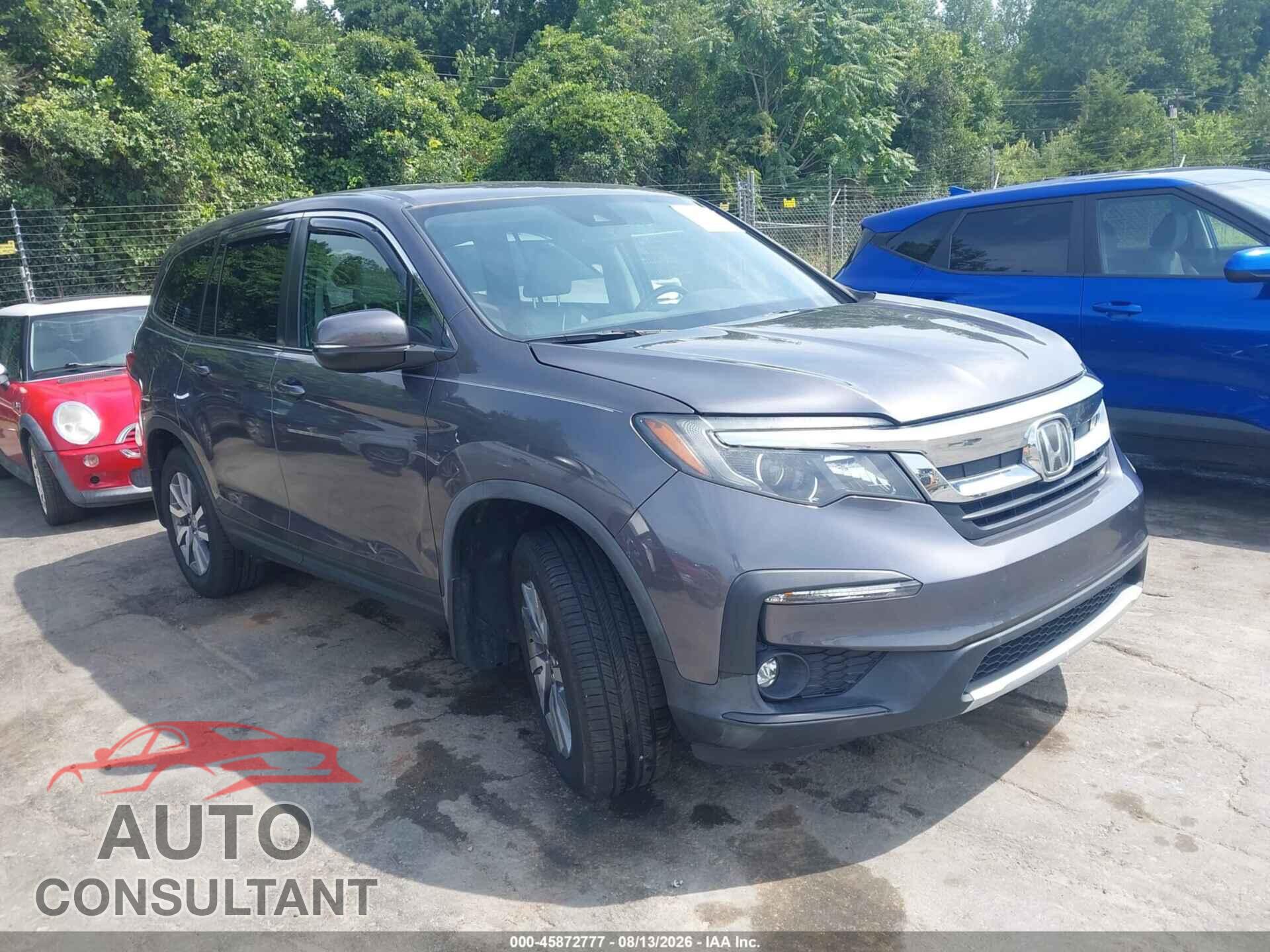 HONDA PILOT 2019 - 5FNYF5H45KB001090