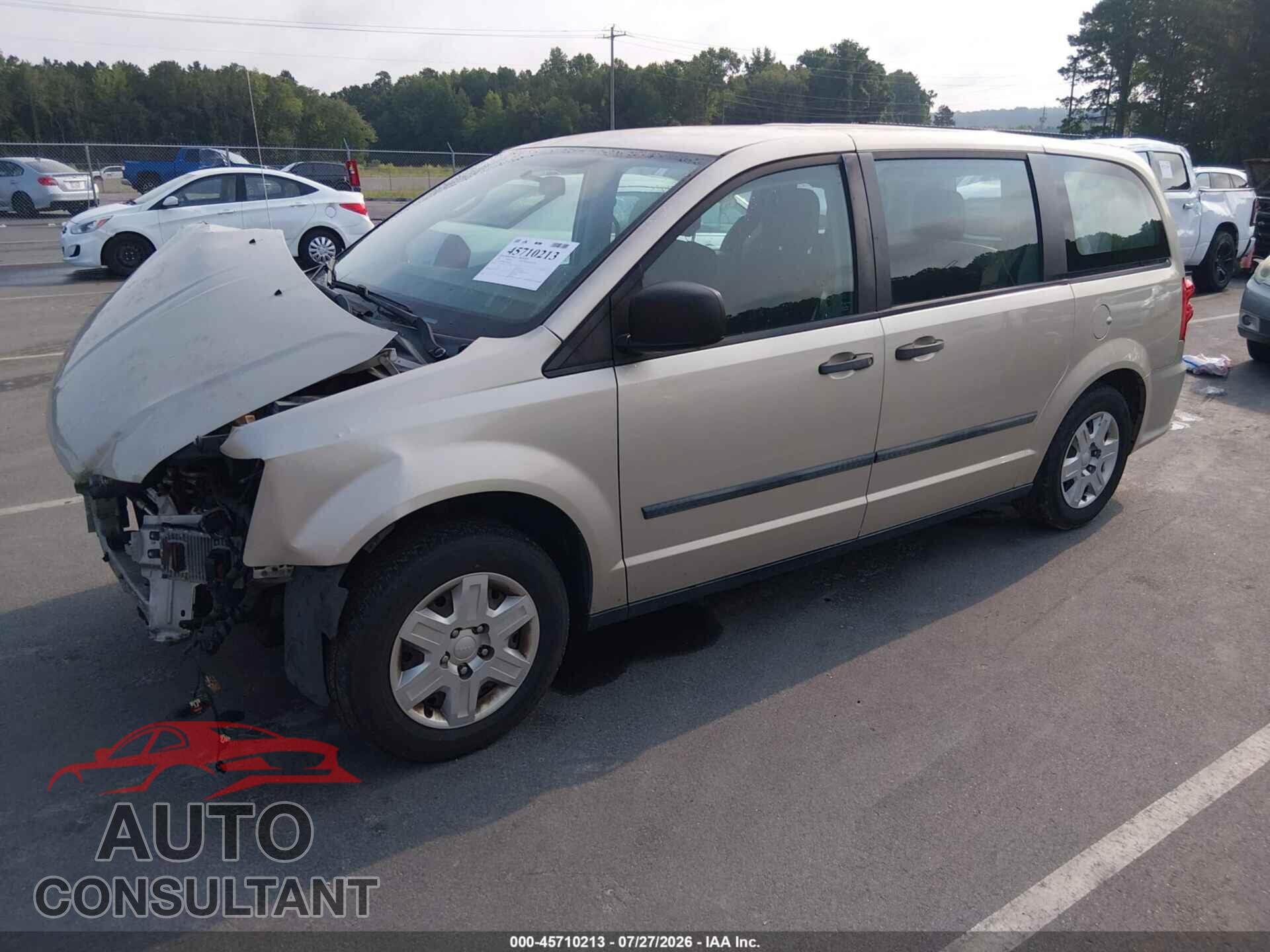DODGE GRAND CARAVAN 2013 - 2C4RDGBG7DR587954