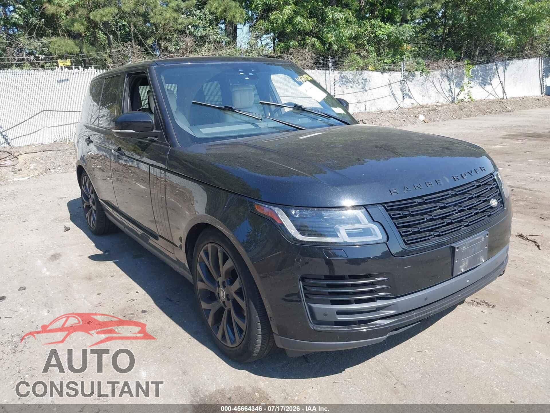 LAND ROVER RANGE ROVER 2018 - SALGS2REXJA388037