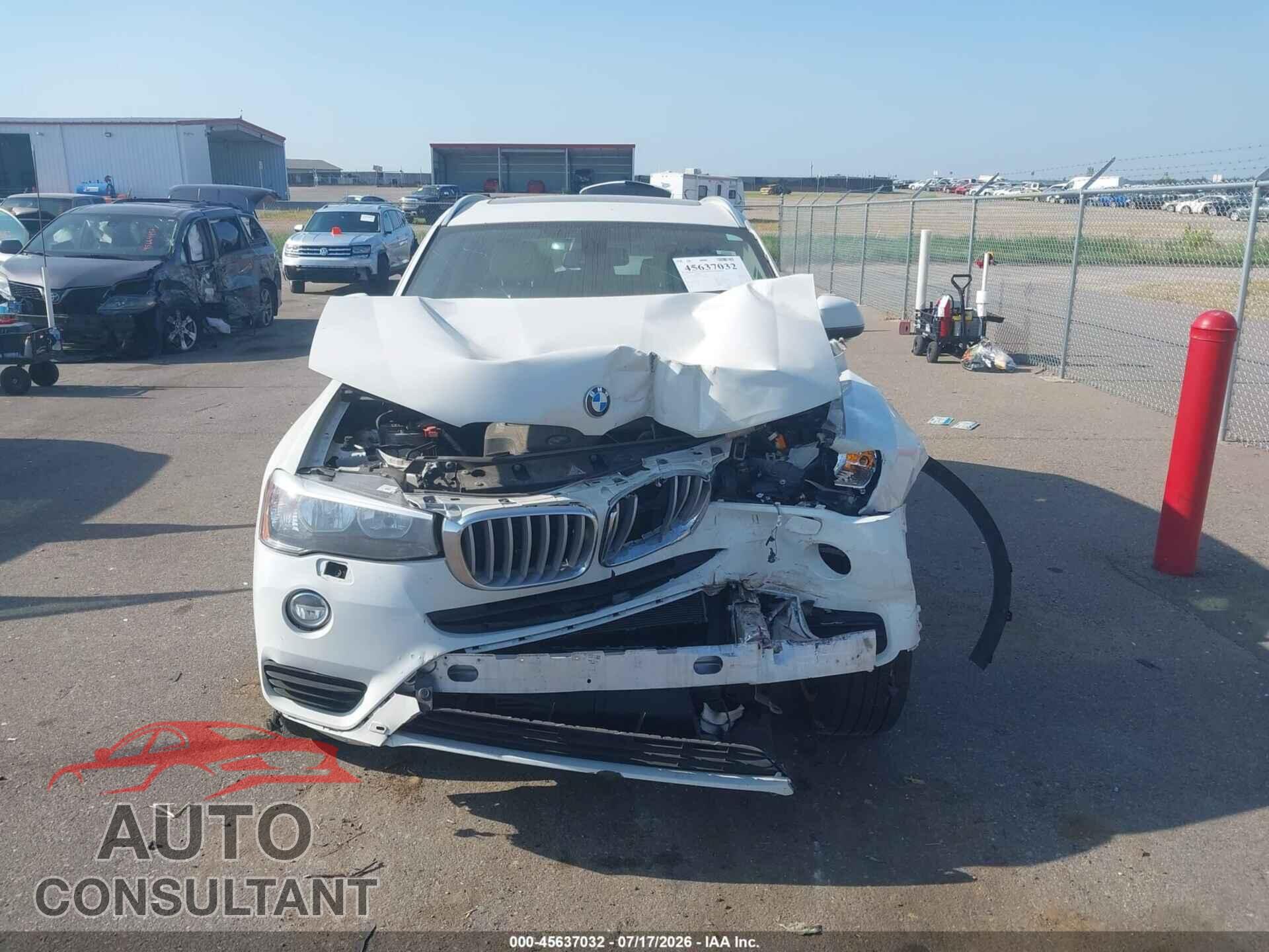 BMW X3 2015 - 5UXWX9C54F0D45236