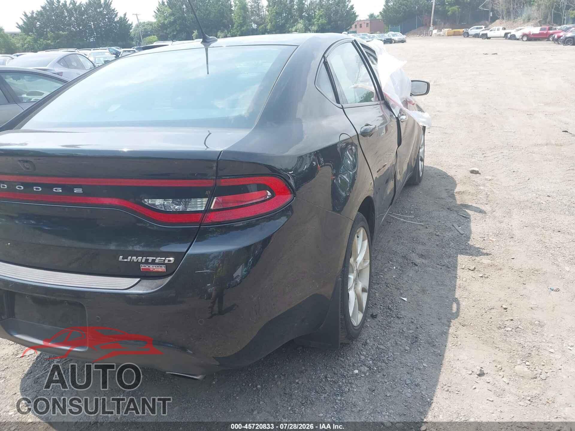 DODGE DART 2013 - 1C3CDFCH2DD311230