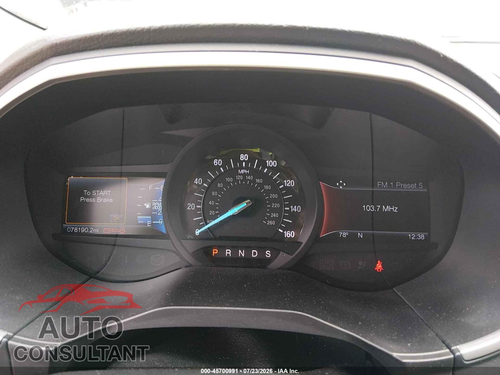 FORD EDGE 2017 - 2FMPK4J91HBB26211