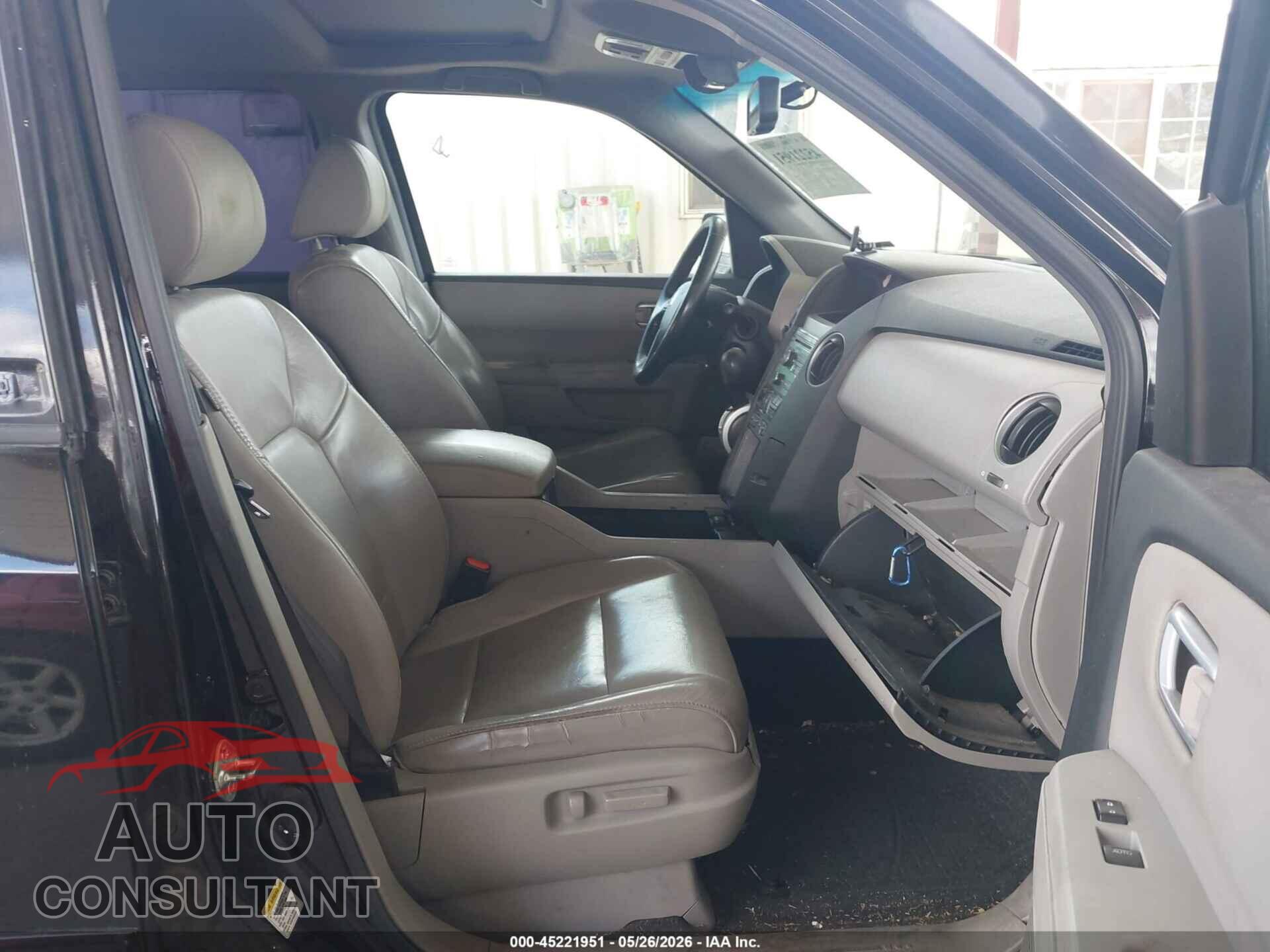 HONDA PILOT 2011 - 5FNYF3H53BB037700
