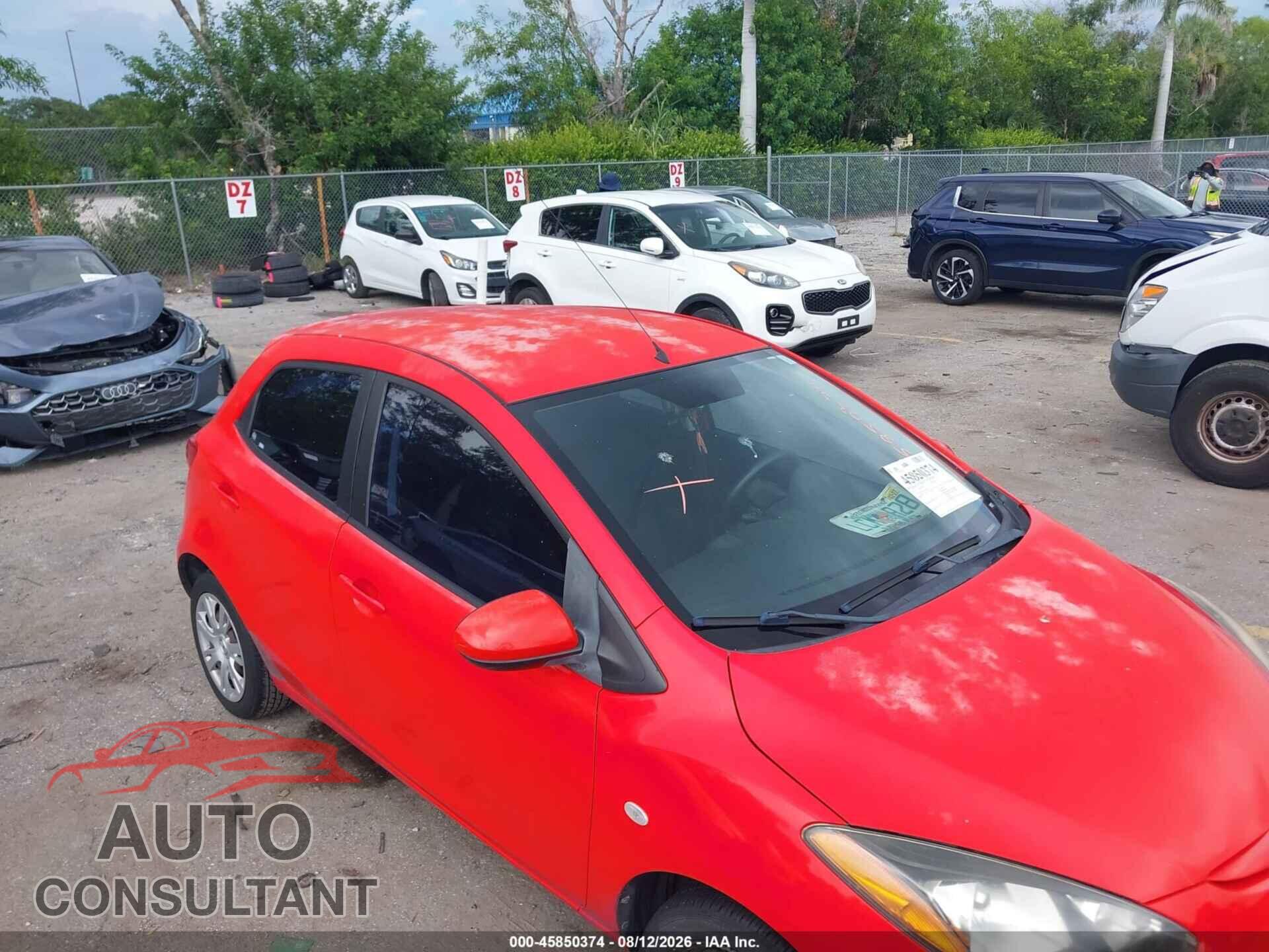 MAZDA MAZDA2 2013 - JM1DE1KY4D0170668