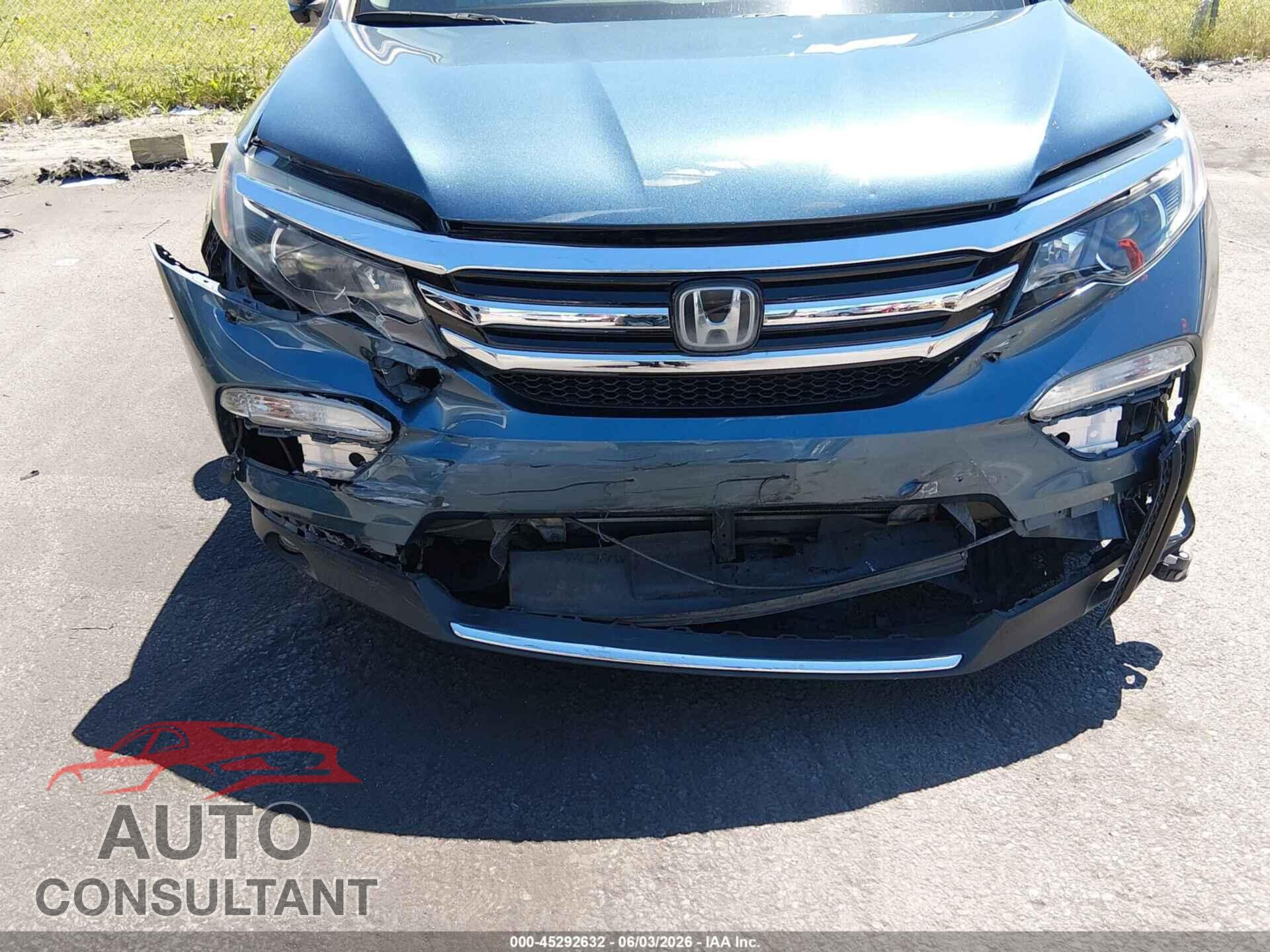 HONDA PILOT 2017 - 5FNYF6H93HB071682