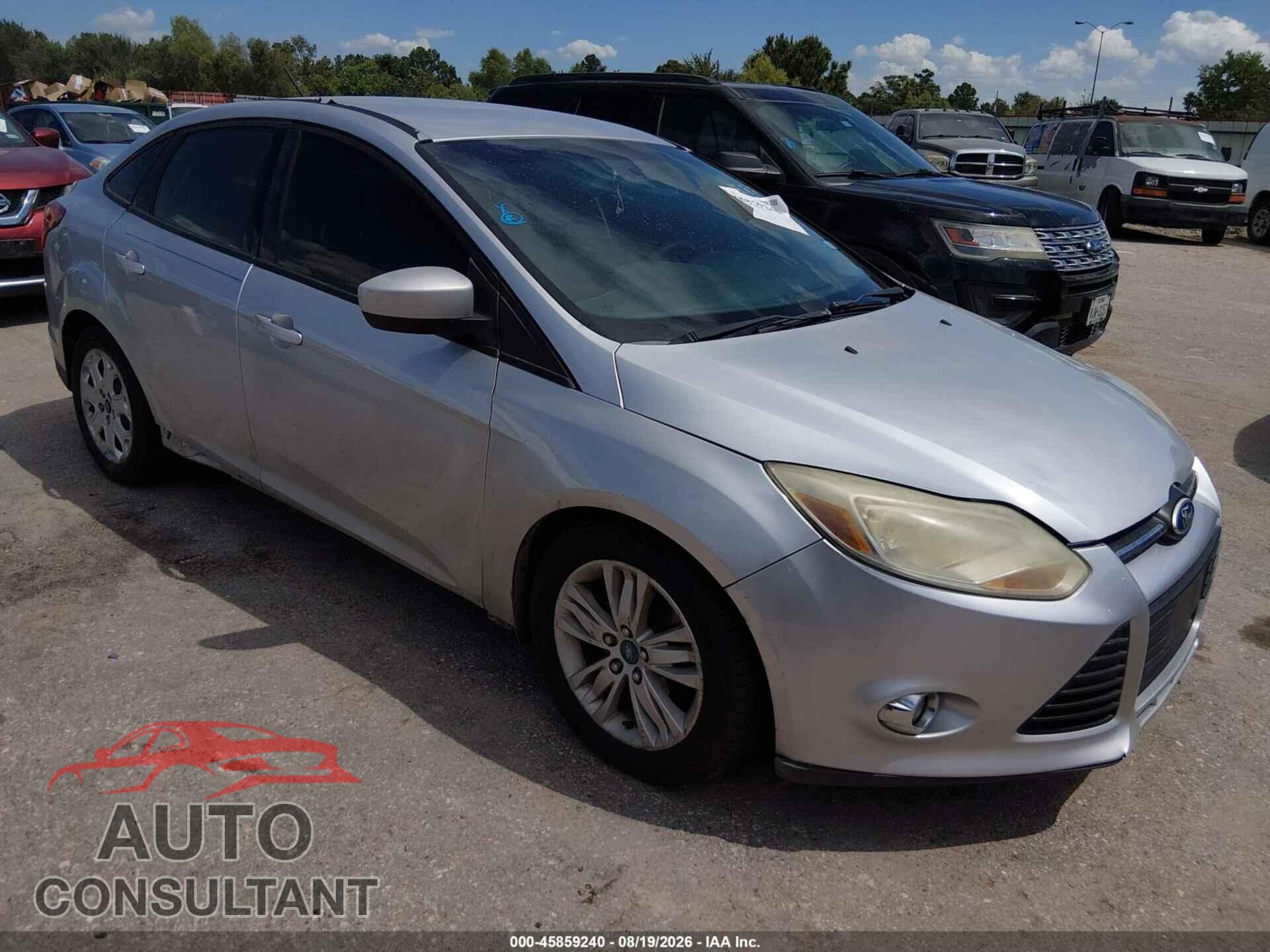 FORD FOCUS 2012 - 1FAHP3F25CL207355