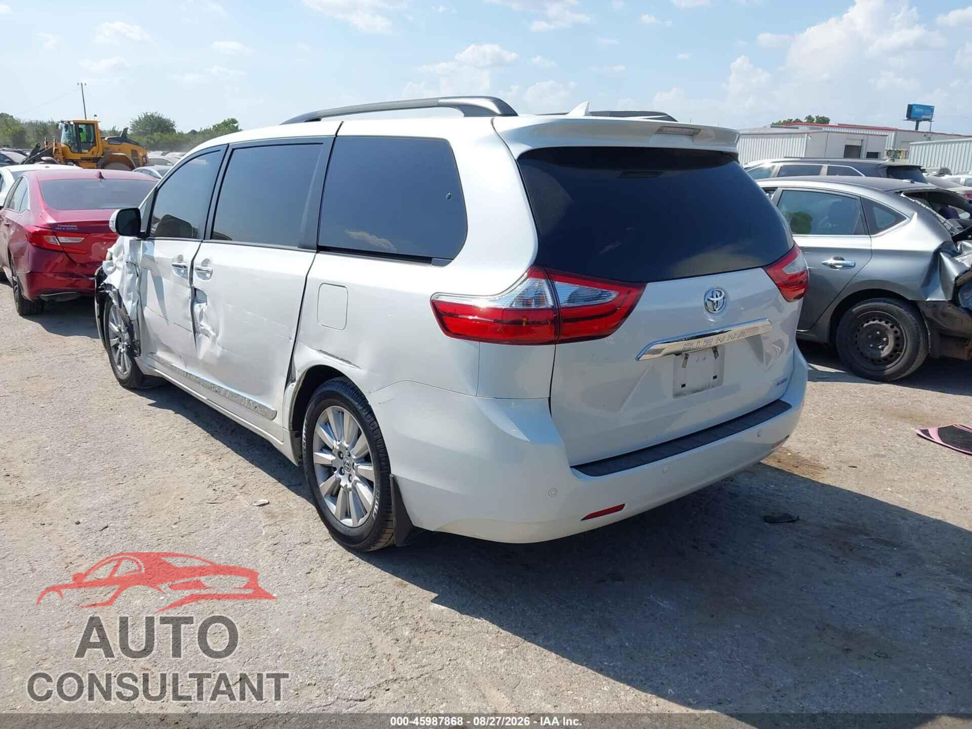 TOYOTA SIENNA 2017 - 5TDYZ3DC4HS835848