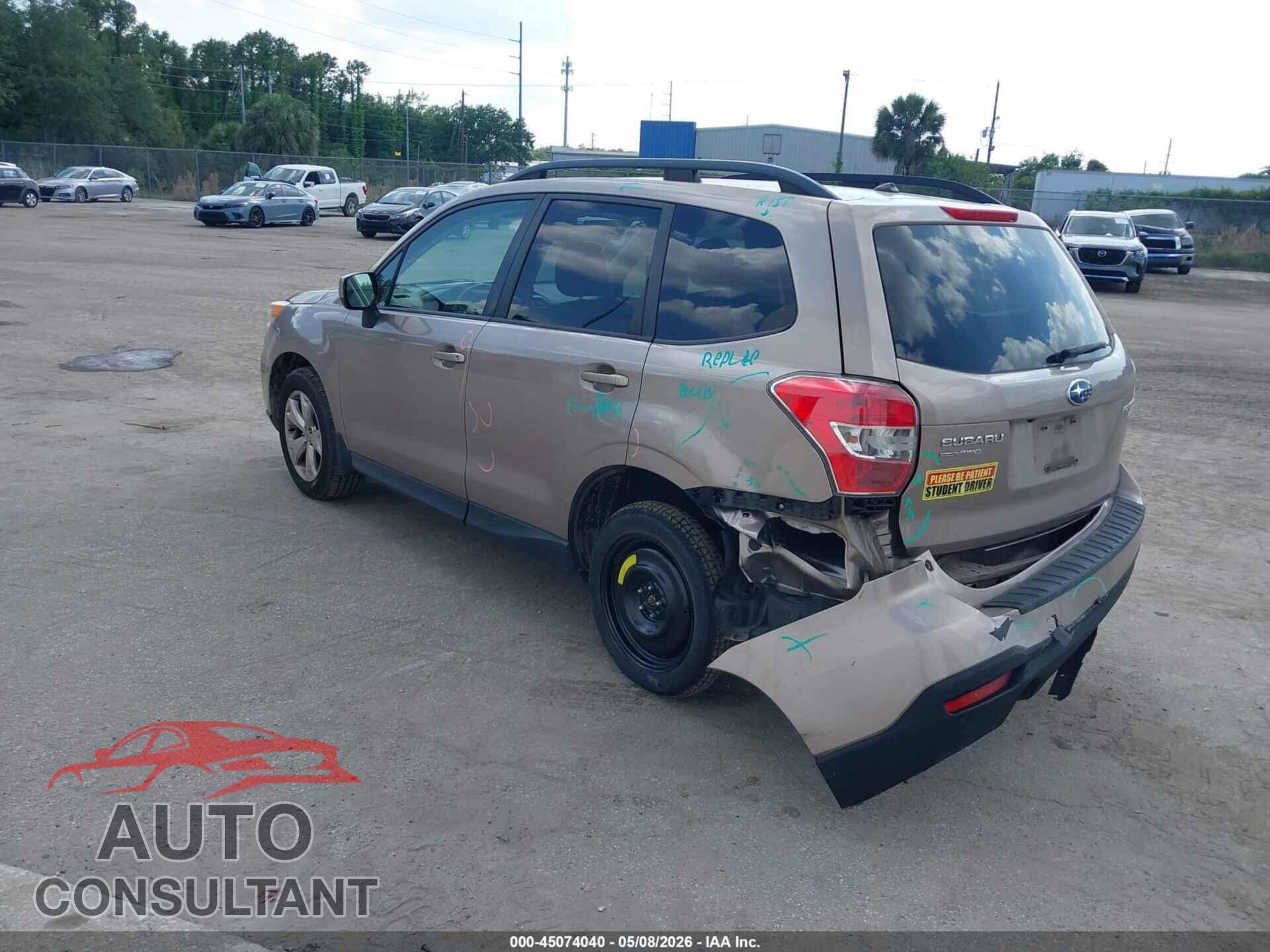 SUBARU FORESTER 2015 - JF2SJADC0FH419672