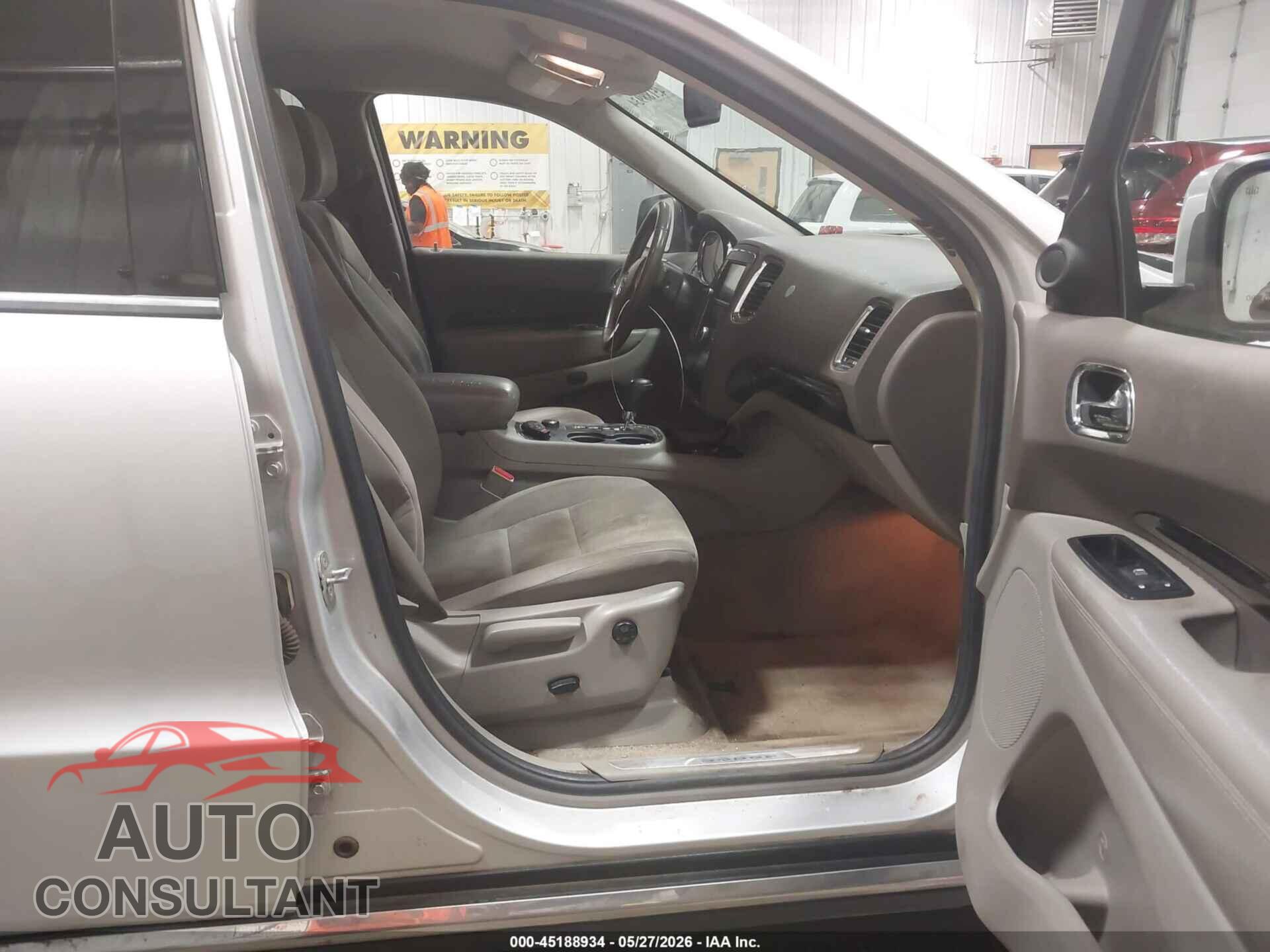 DODGE DURANGO 2012 - 1C4SDJDT4CC112309