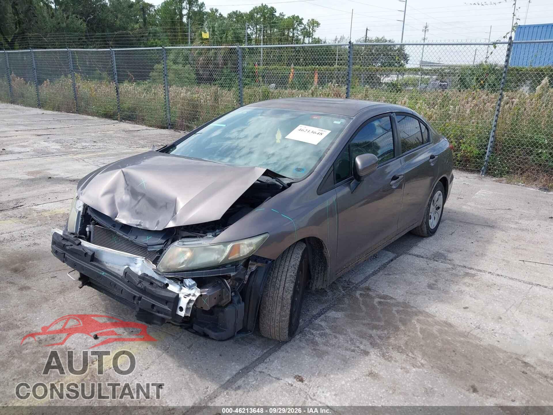 HONDA CIVIC 2014 - 19XFB2F5XEE027806