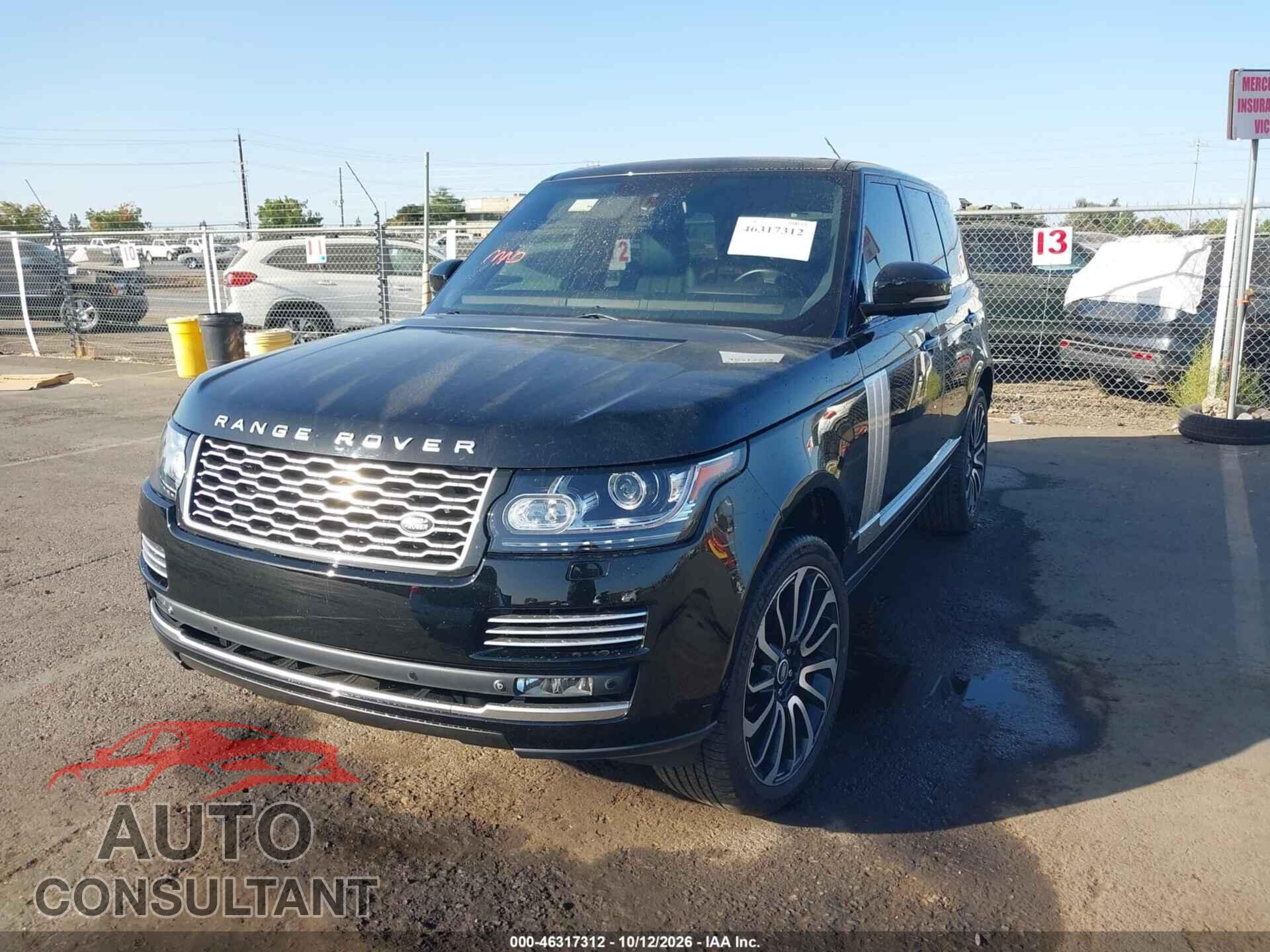 LAND ROVER RANGE ROVER 2015 - SALGS2VFXFA240444