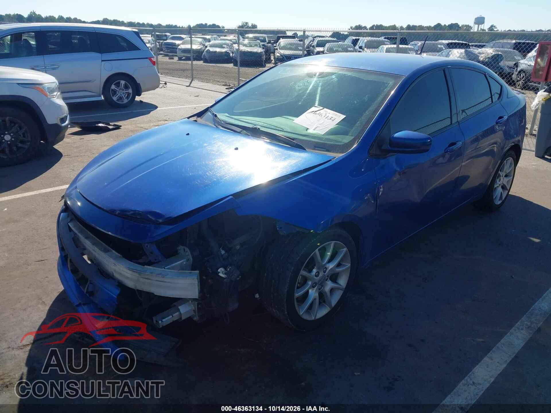 DODGE DART 2013 - 1C3CDFBA3DD310656