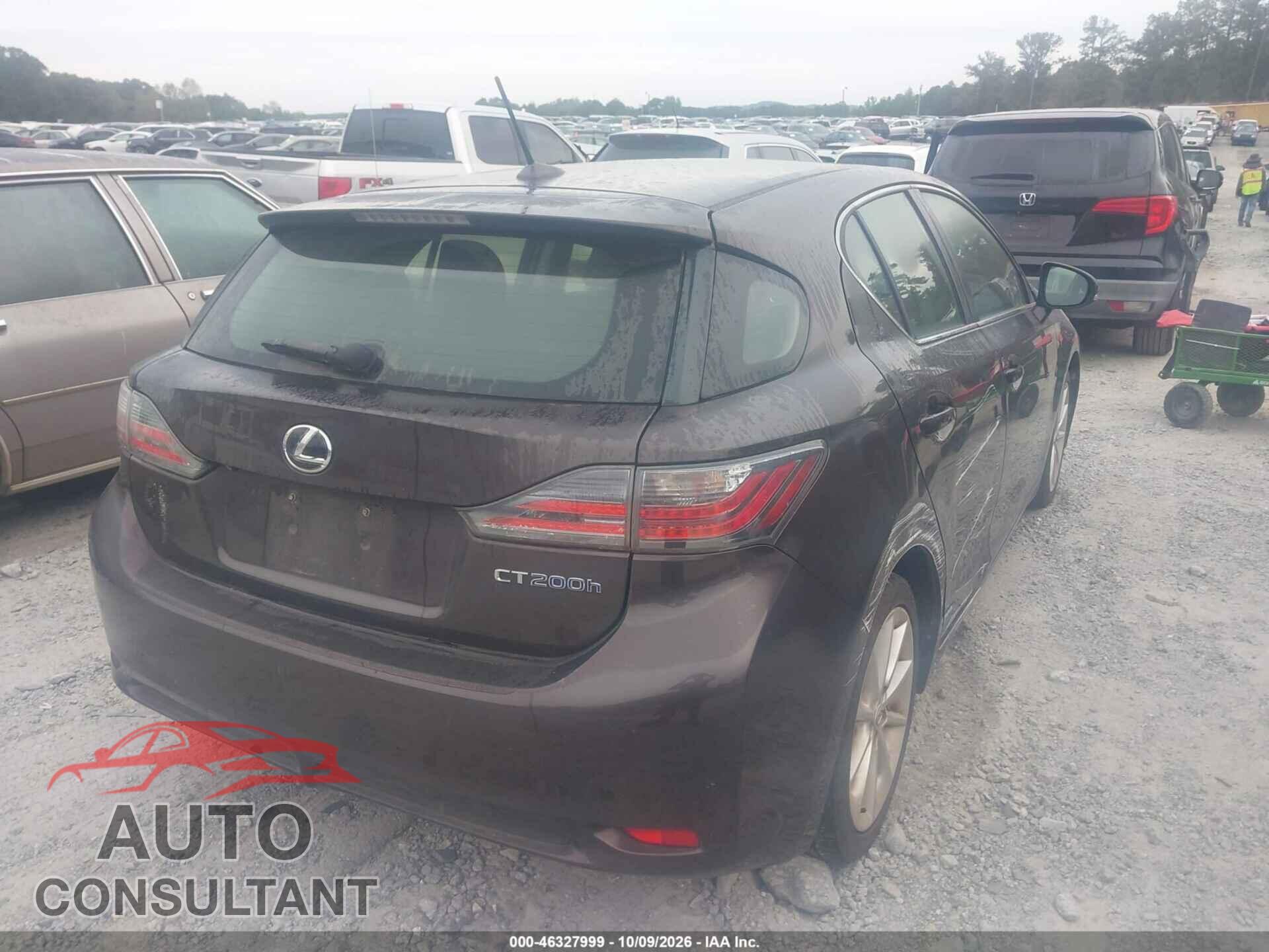 LEXUS CT 200H 2012 - JTHKD5BH6C2063432
