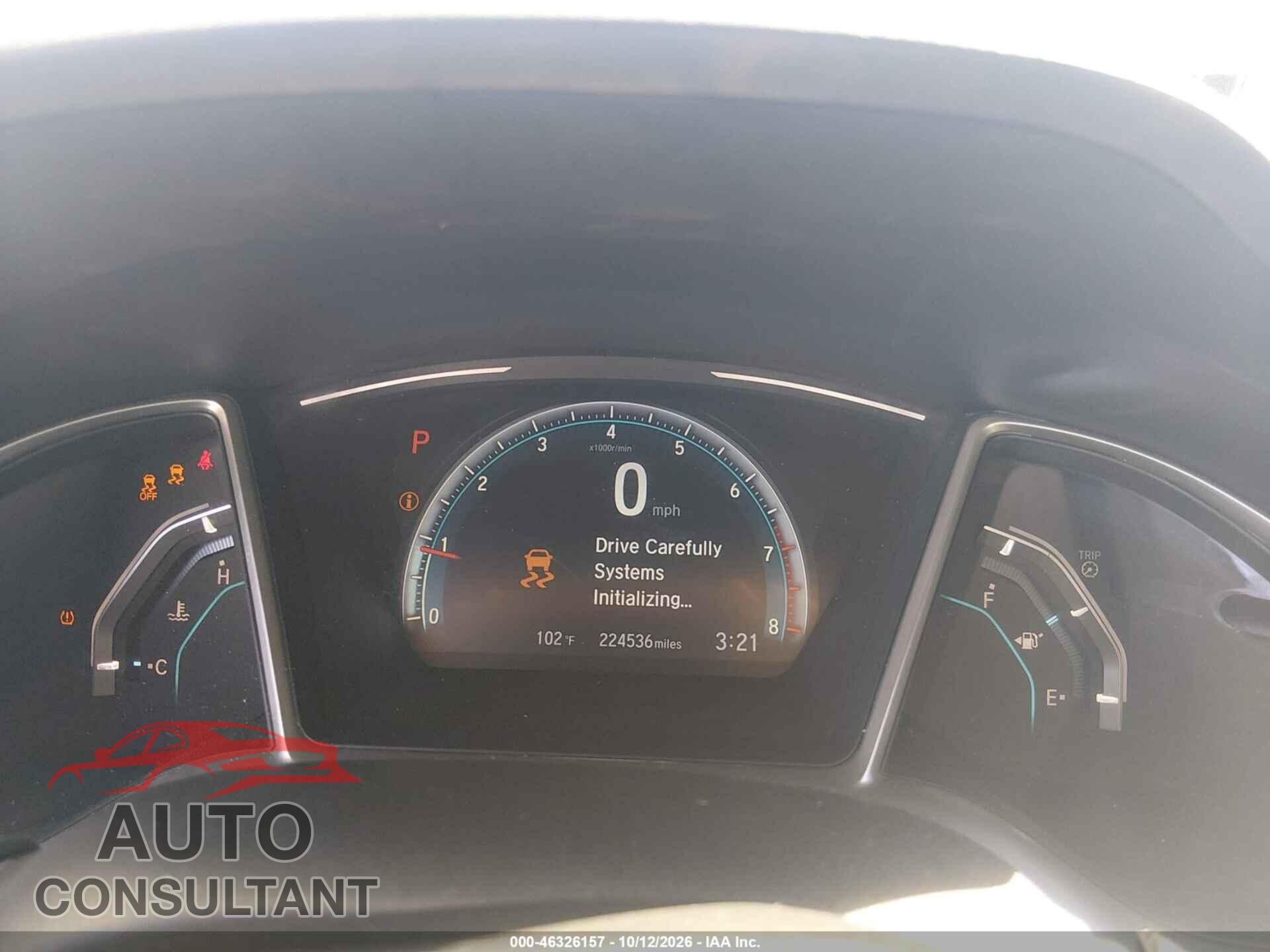 HONDA CIVIC 2017 - 19XFC2F71HE004045
