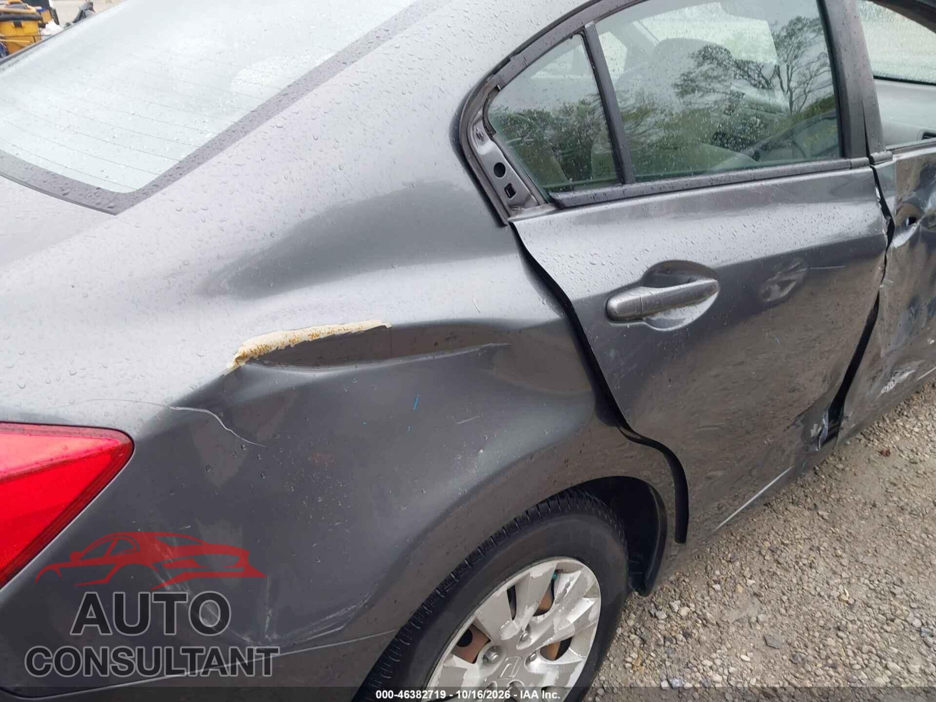 HONDA CIVIC 2012 - 19XFB2F54CE379468