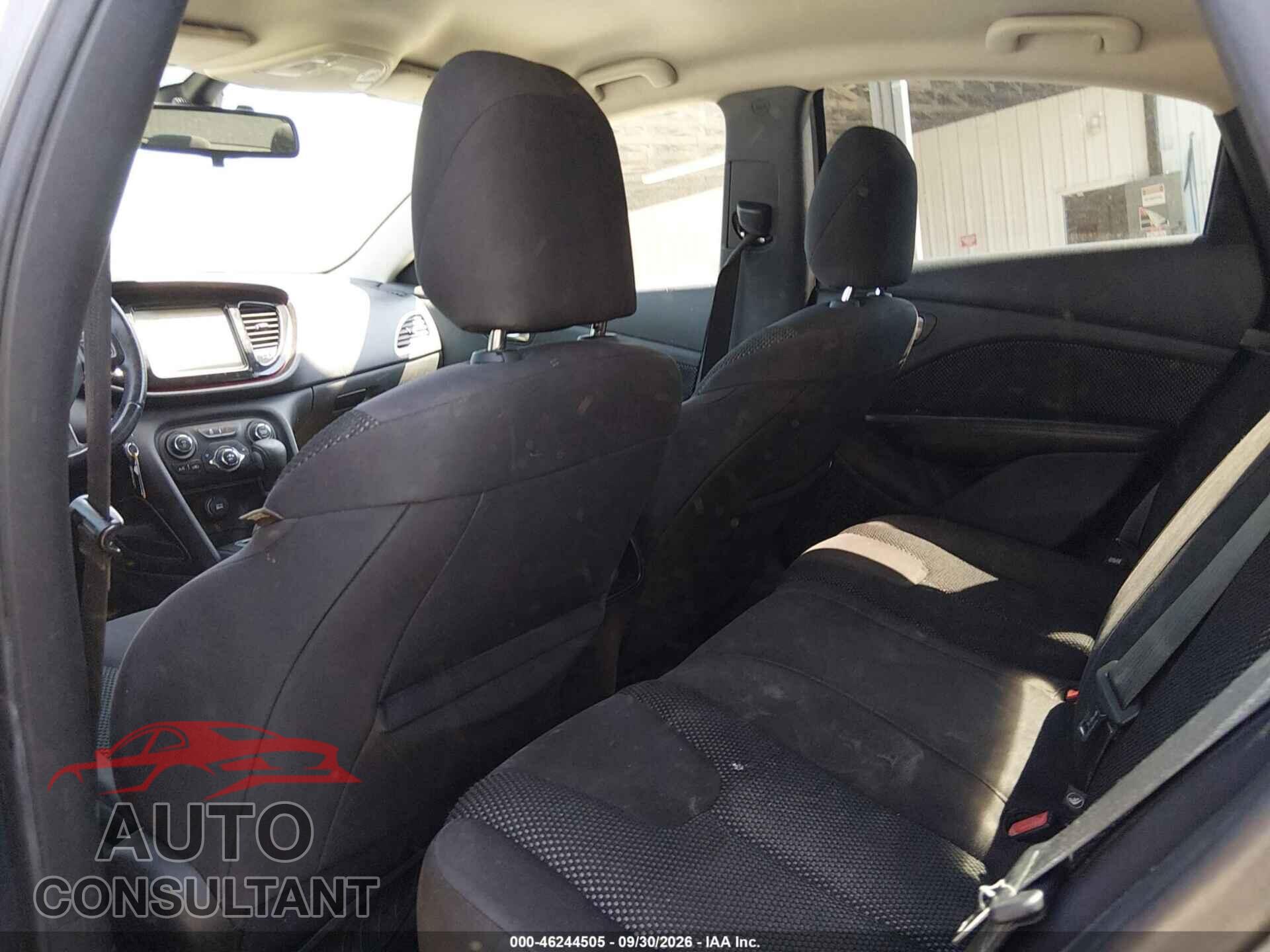 DODGE DART 2015 - 1C3CDFDH7FD131890