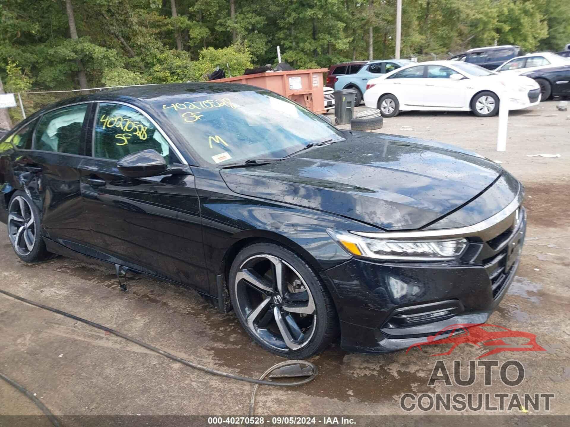 HONDA ACCORD 2018 - 1HGCV1F38JA204046