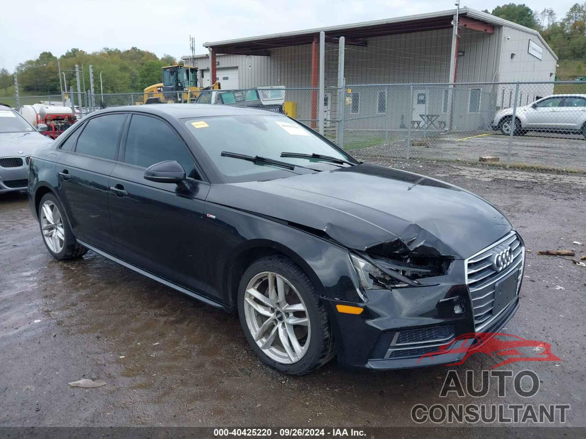 AUDI A4 2017 - WAUKMAF49HN055734