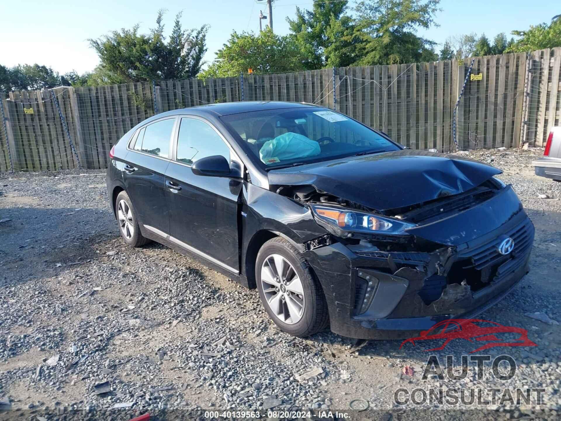 HYUNDAI IONIQ PLUG-IN HYBRID 2019 - KMHC65LD0KU183933