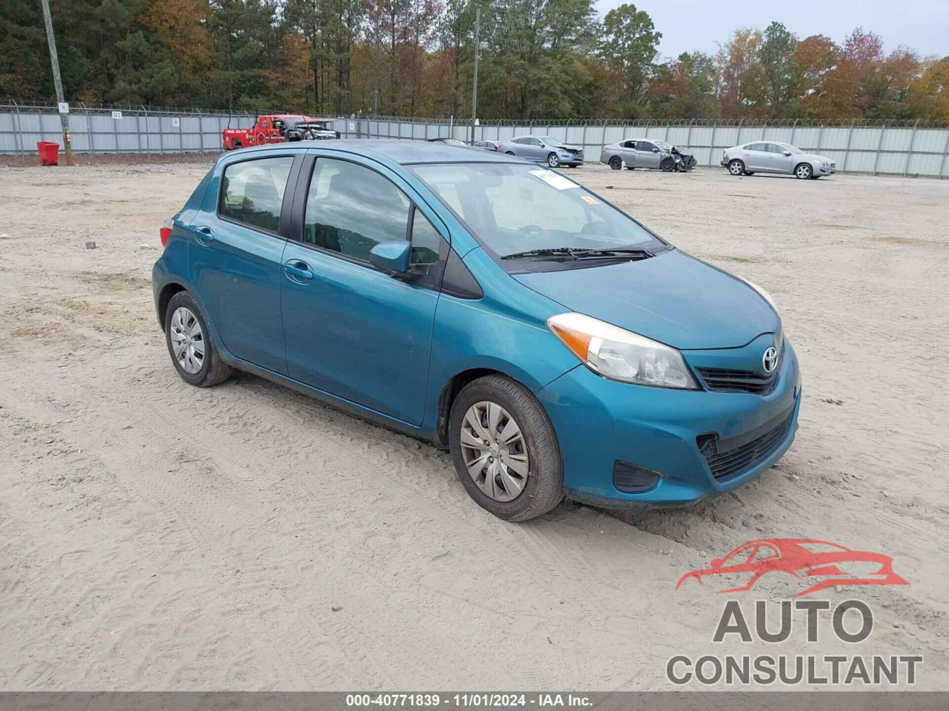 TOYOTA YARIS 2012 - JTDKTUD31CD514254