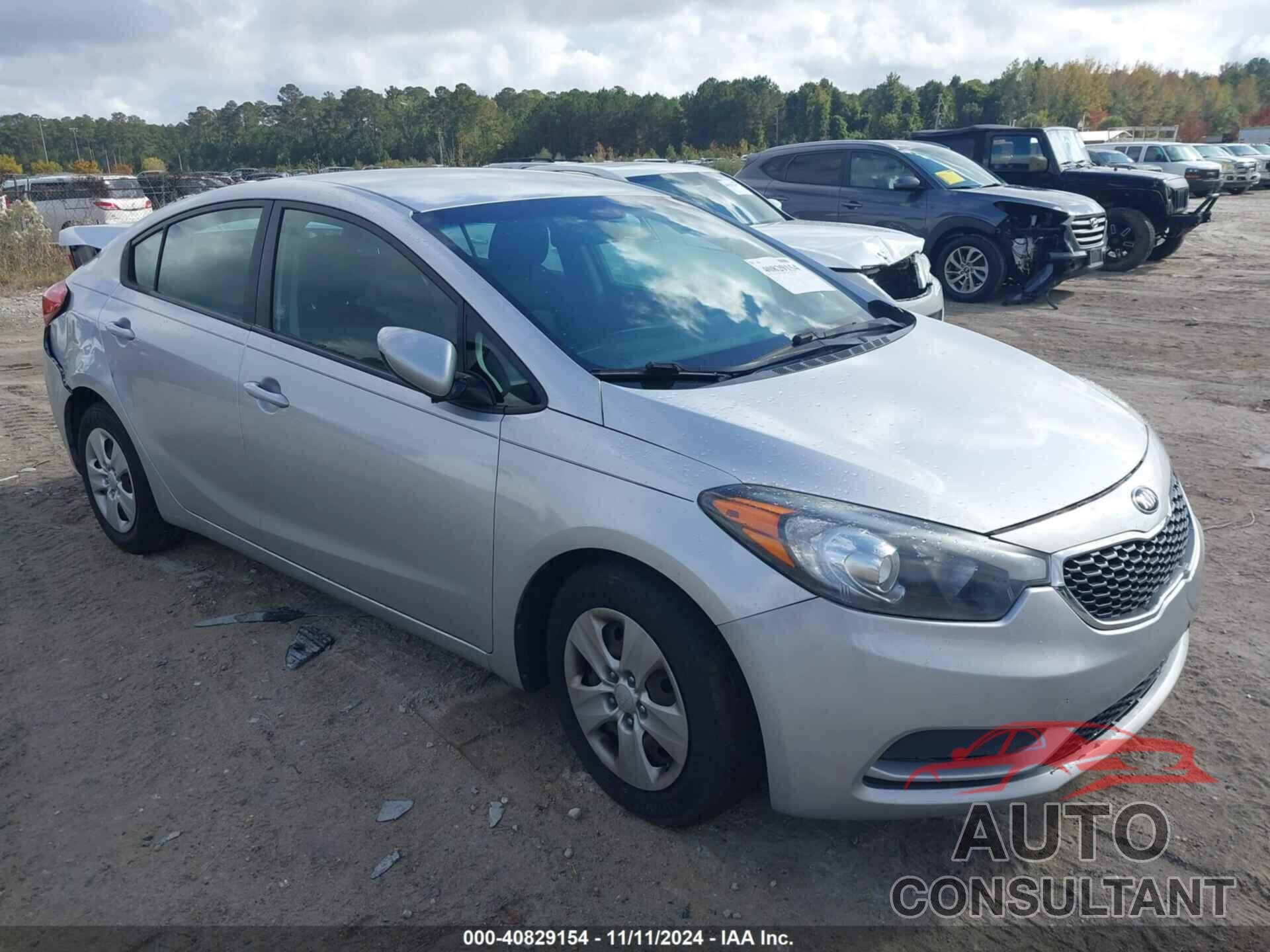 KIA FORTE 2016 - KNAFK4A67G5507485