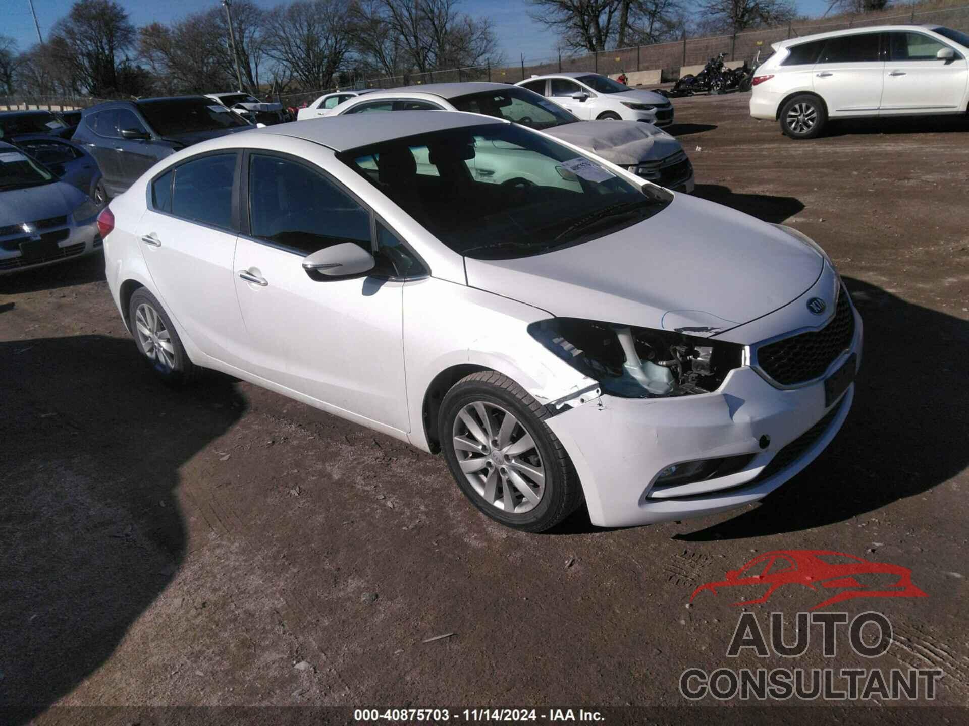 KIA FORTE 2014 - KNAFX4A81E5106546