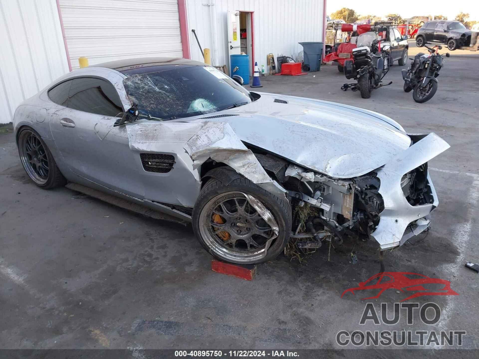 MERCEDES-BENZ GT S AMG 2016 - WDDYJ7JA7GA008168