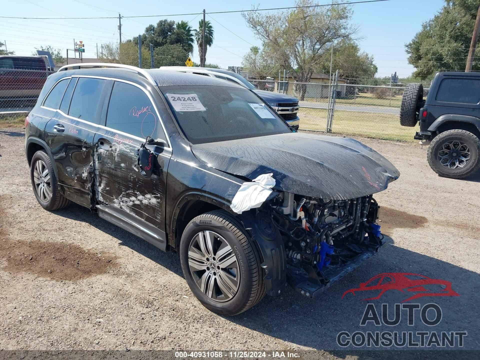 MERCEDES-BENZ EQB 250 SUV 2024 - W1N9M0CB1RN092947