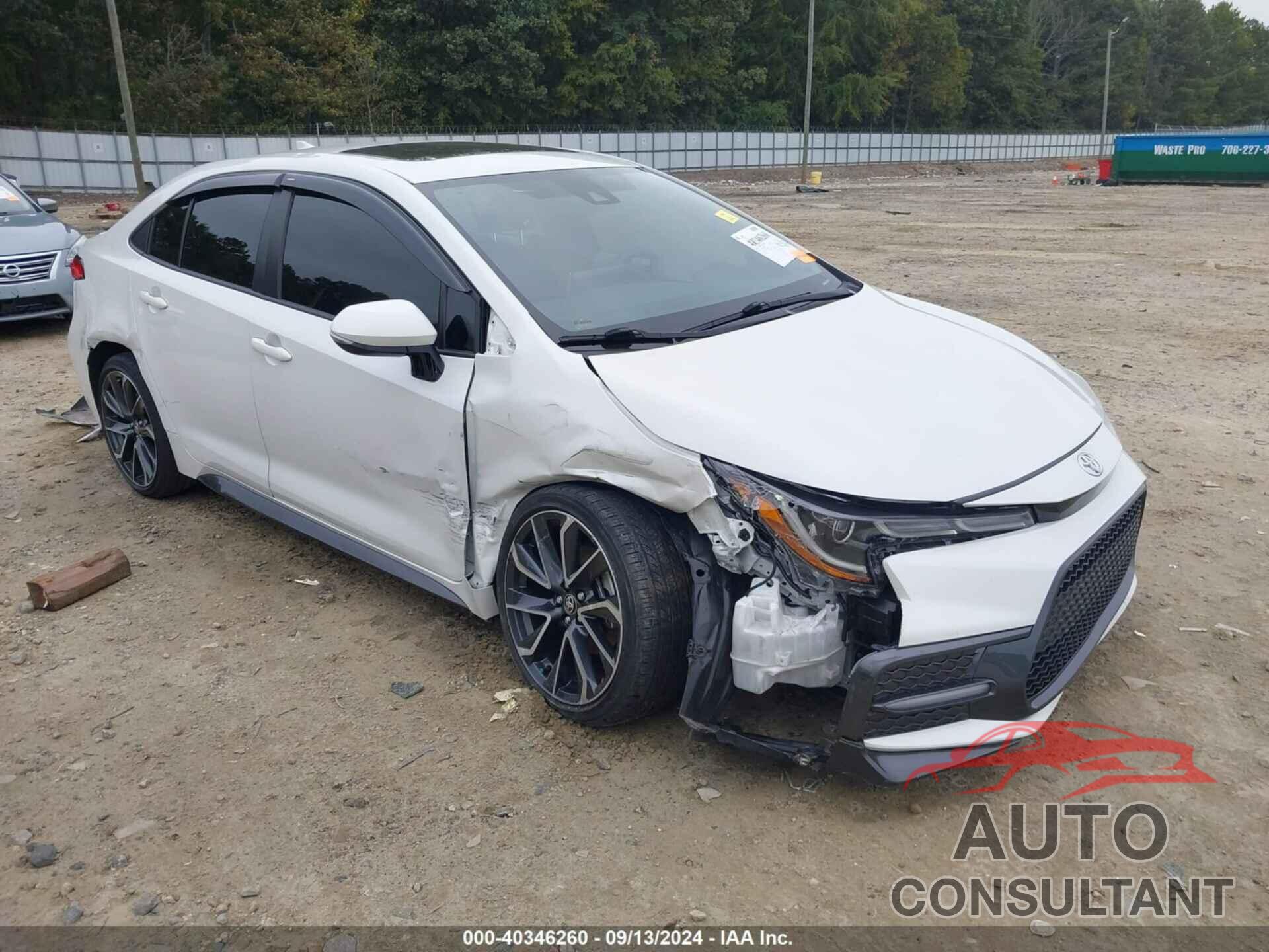 TOYOTA COROLLA 2021 - JTDP4MCE4MJ078184