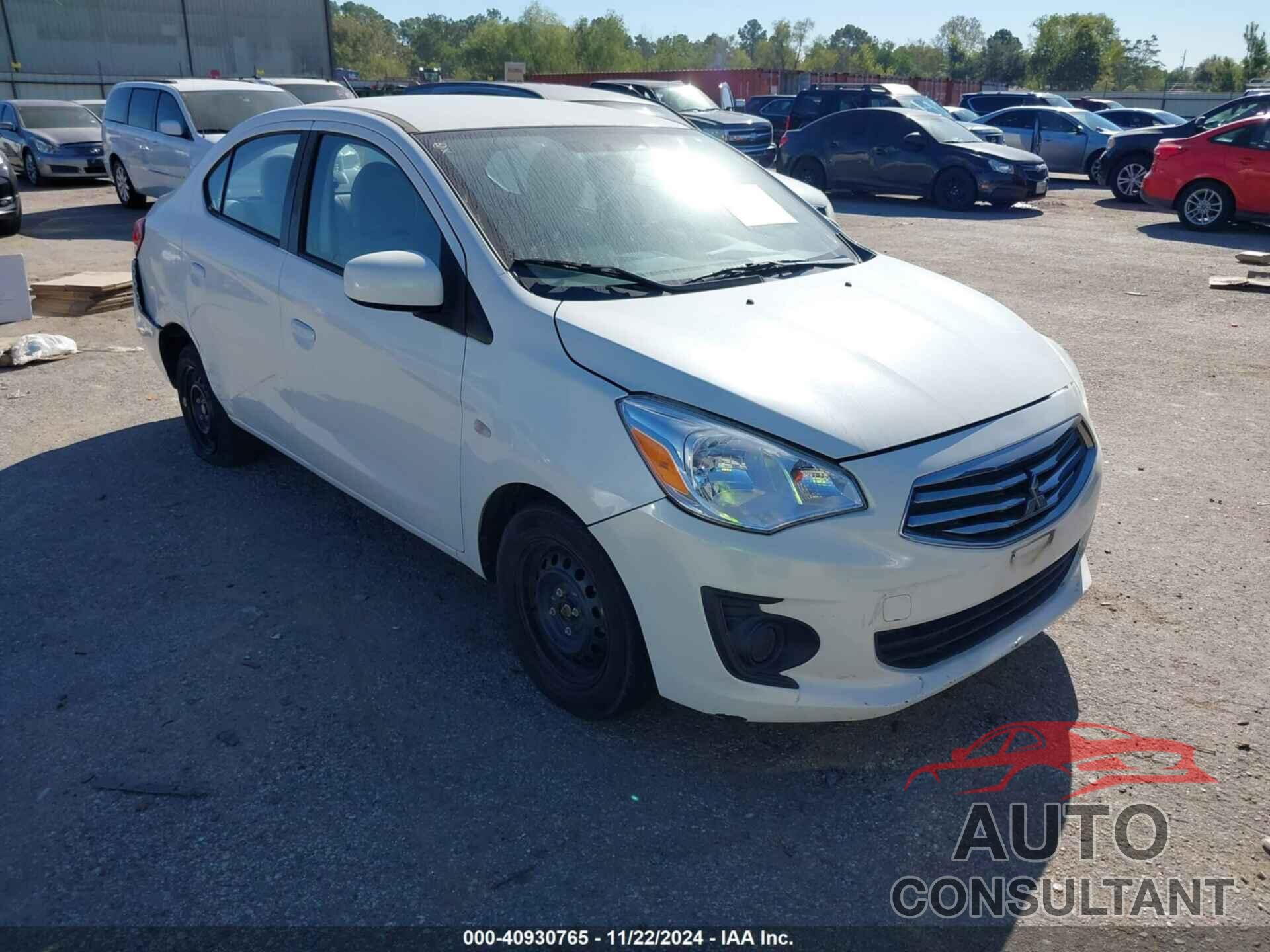 MITSUBISHI MIRAGE G4 2018 - ML32F3FJ8JHF13837