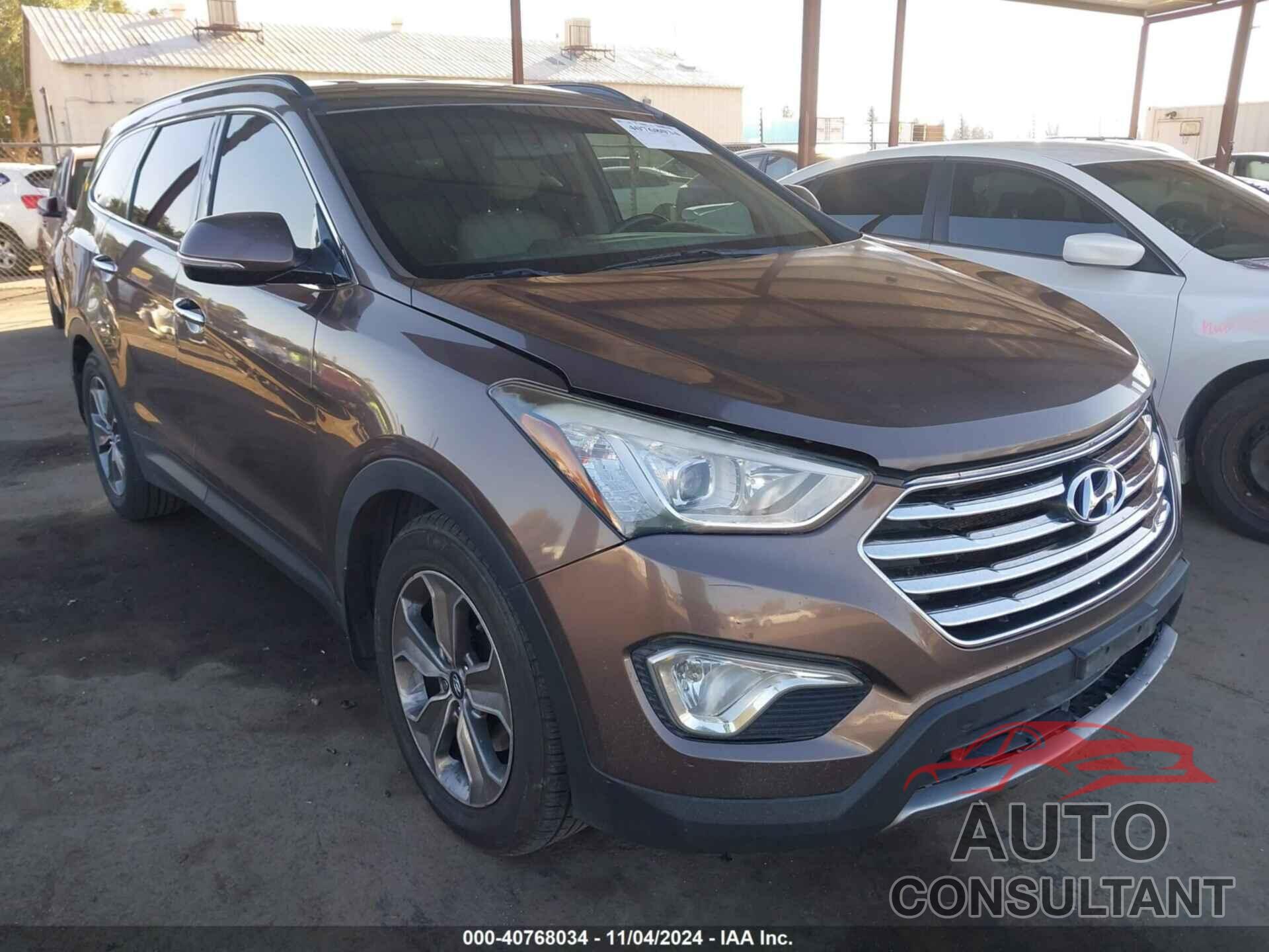 HYUNDAI SANTA FE 2014 - KM8SN4HFXEU069526