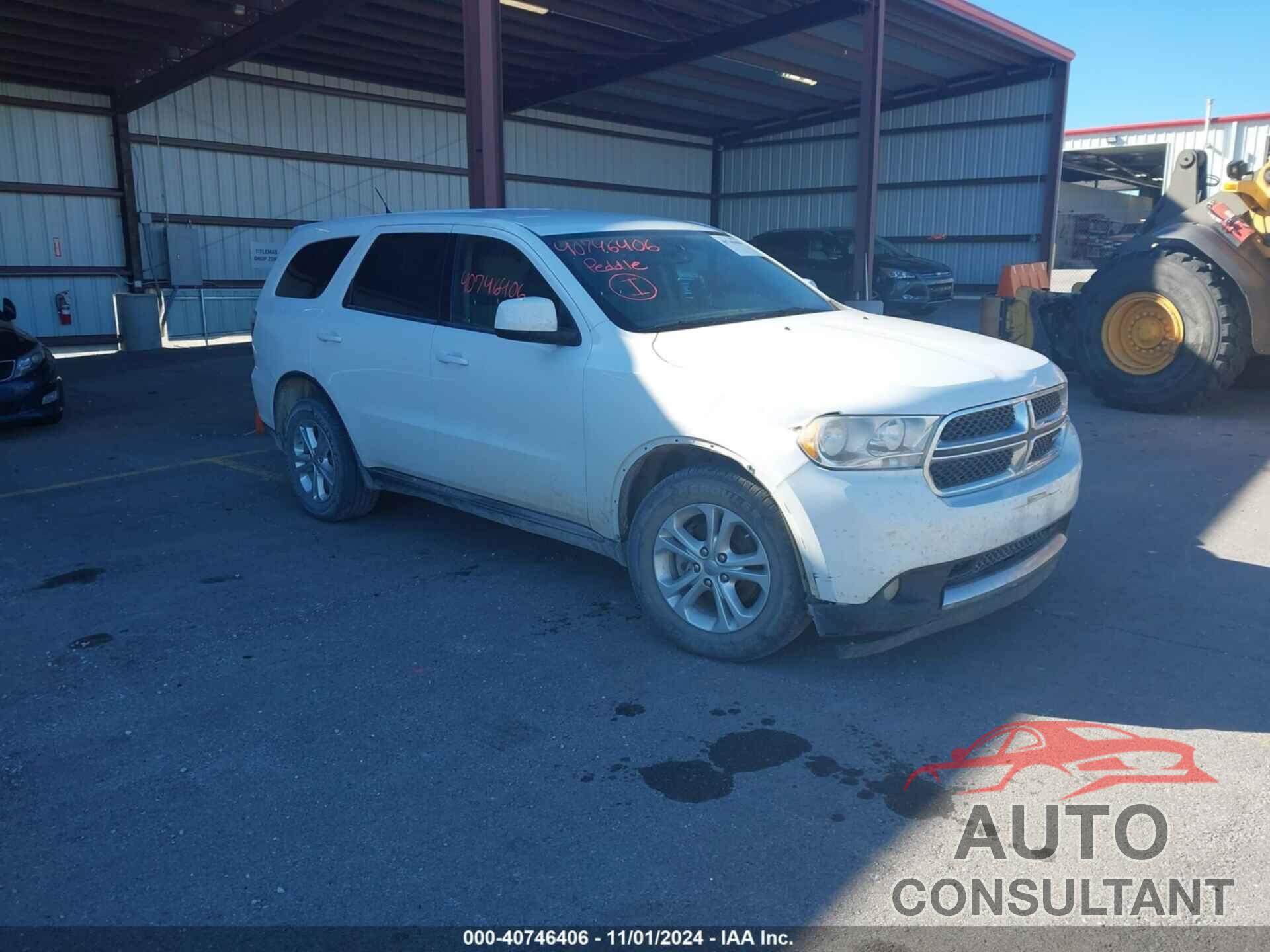 DODGE DURANGO 2013 - 1C4RDJAG8DC584584