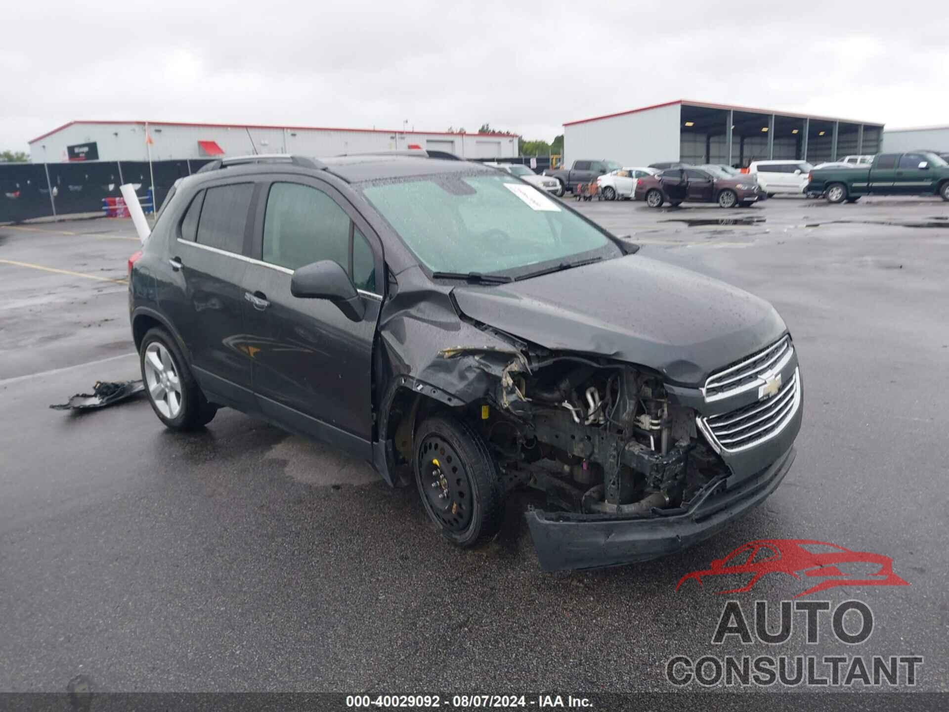 CHEVROLET TRAX 2016 - 3GNCJMSB4GL175453