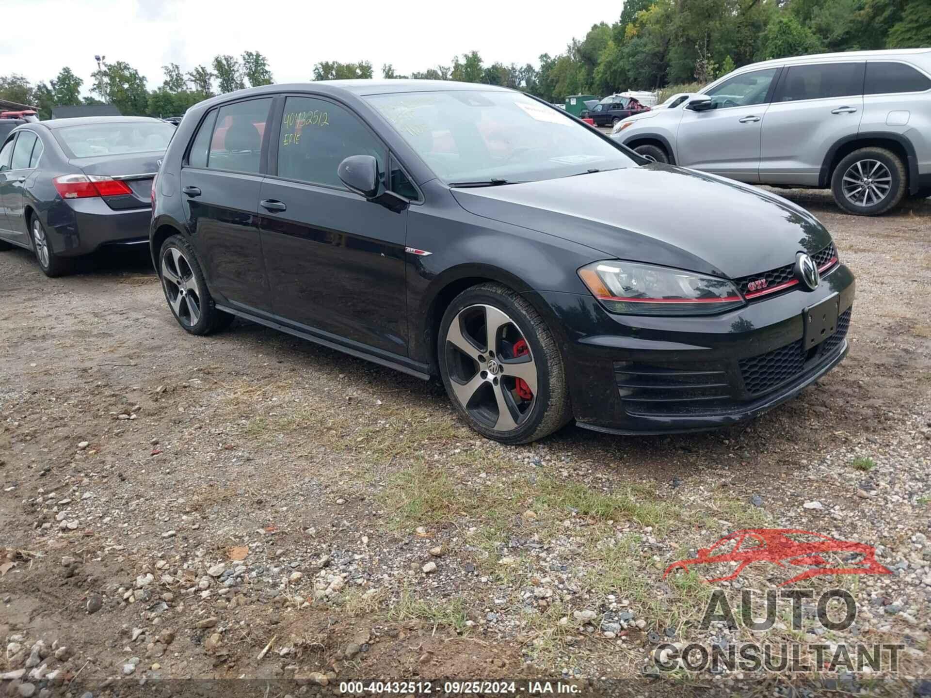 VOLKSWAGEN GOLF GTI 2016 - 3VW547AU5GM022469