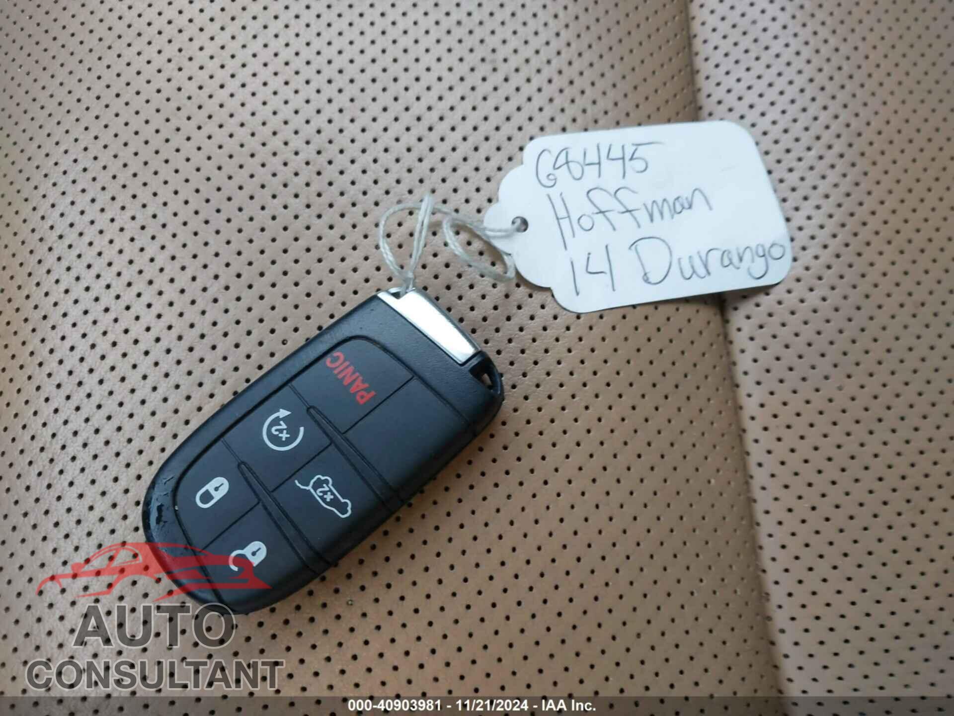 DODGE DURANGO 2014 - 1C4RDJEG9EC977957