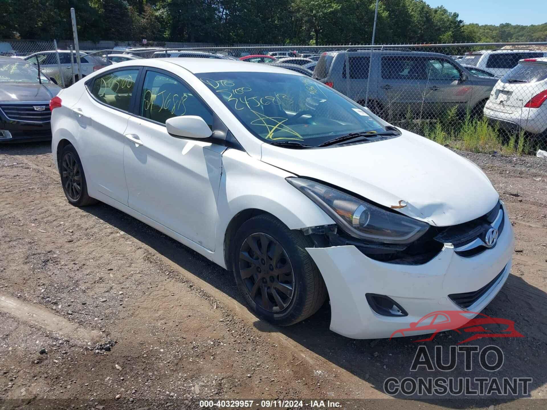 HYUNDAI ELANTRA 2011 - 5NPDH4AE6BH031660