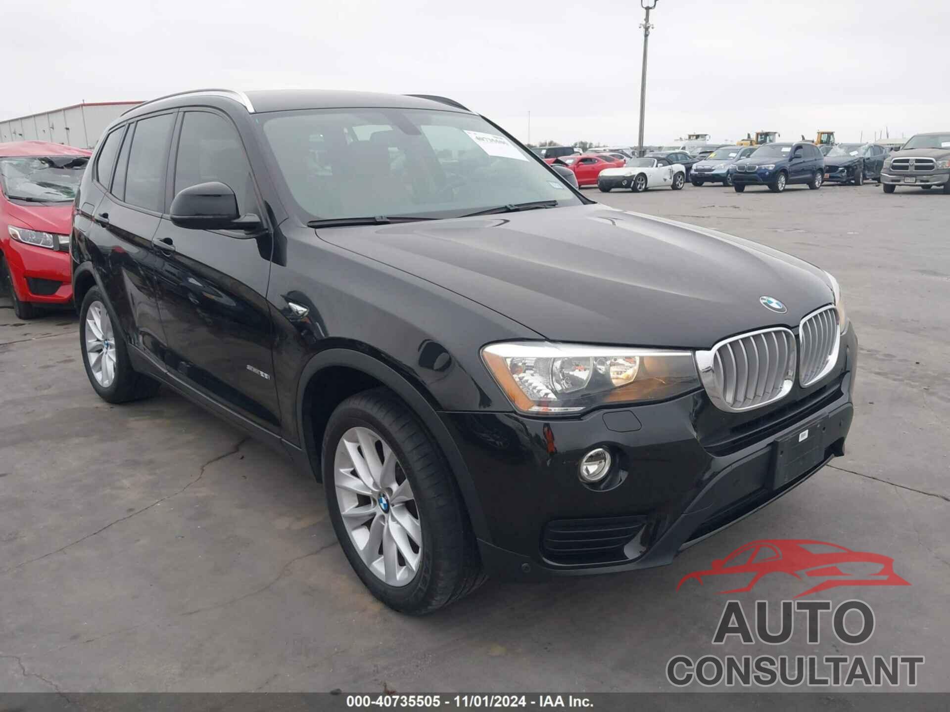 BMW X3 2016 - 5UXWZ7C59G0R32528