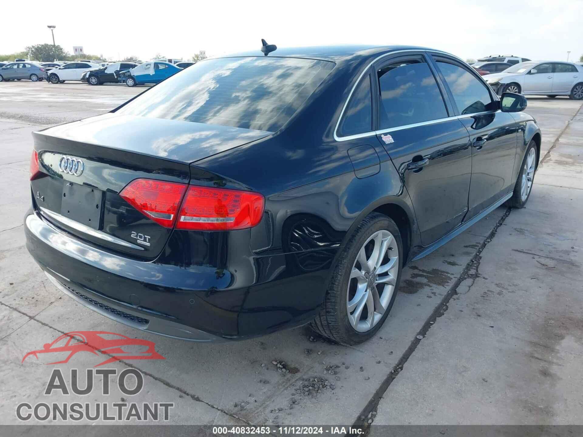AUDI A4 2012 - WAUFFAFL4CA115342