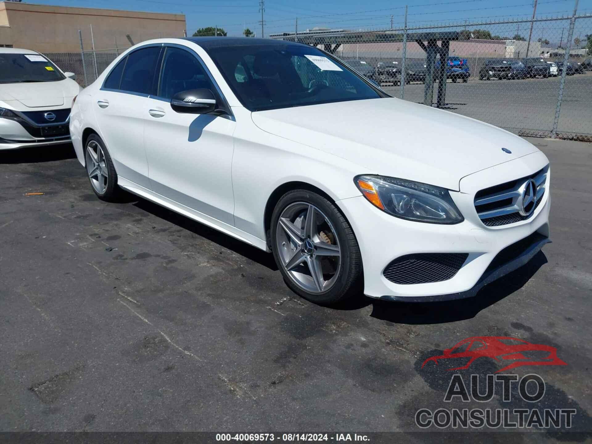 MERCEDES-BENZ C 300 2016 - 55SWF4JB5GU162507