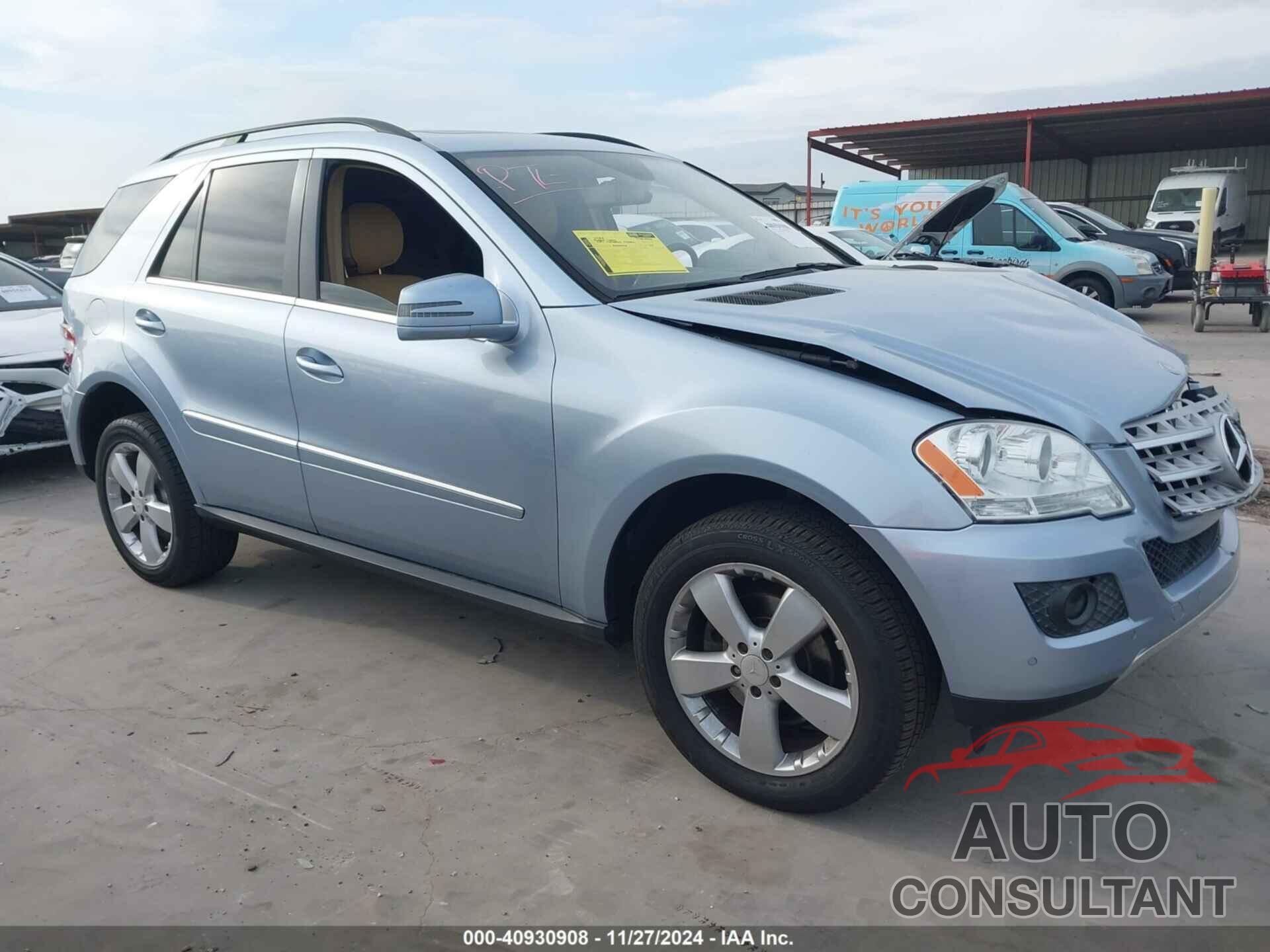 MERCEDES-BENZ ML 350 2011 - 4JGBB5GBXBA664810