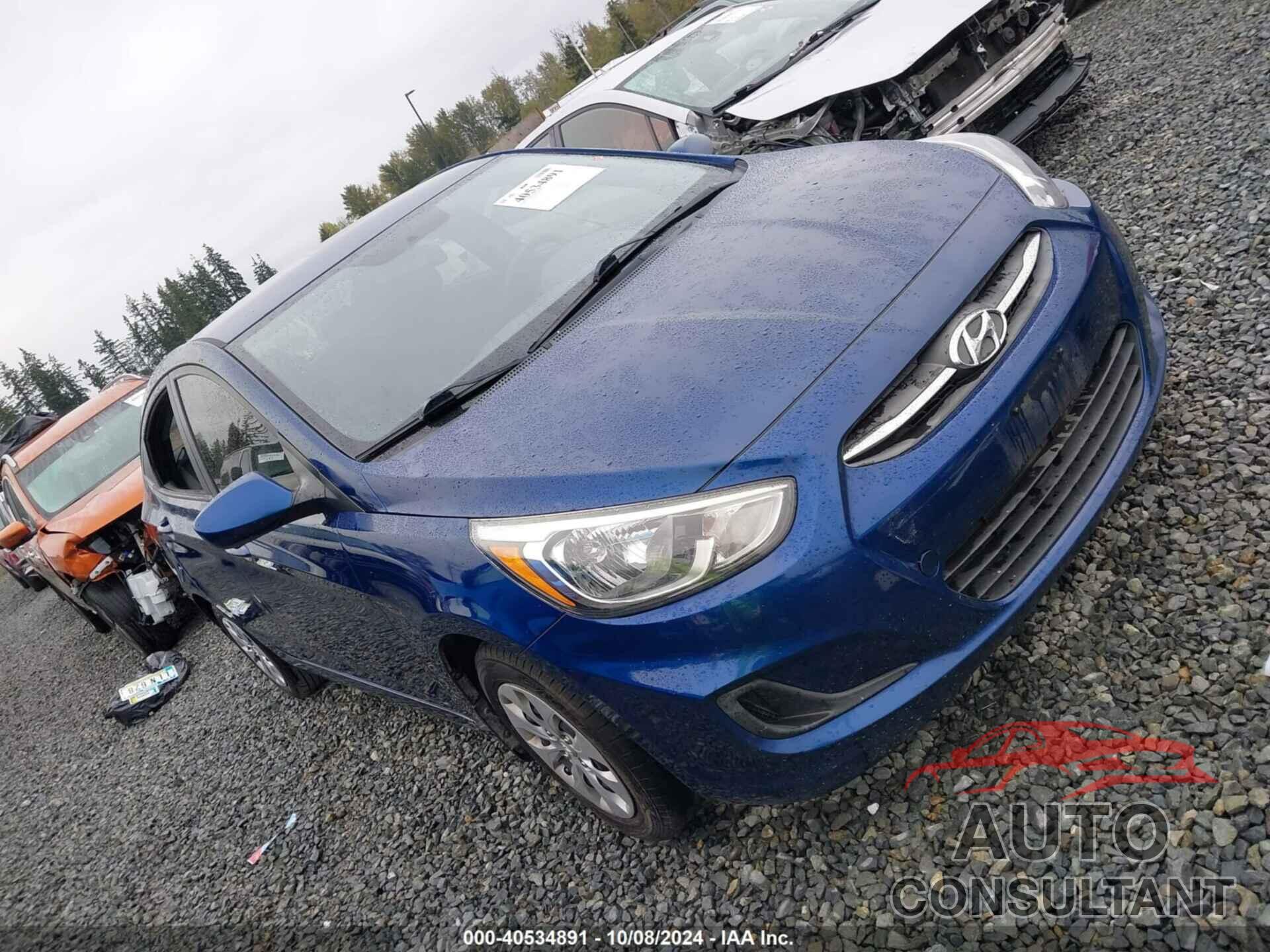 HYUNDAI ACCENT 2016 - KMHCT4AE5GU049506