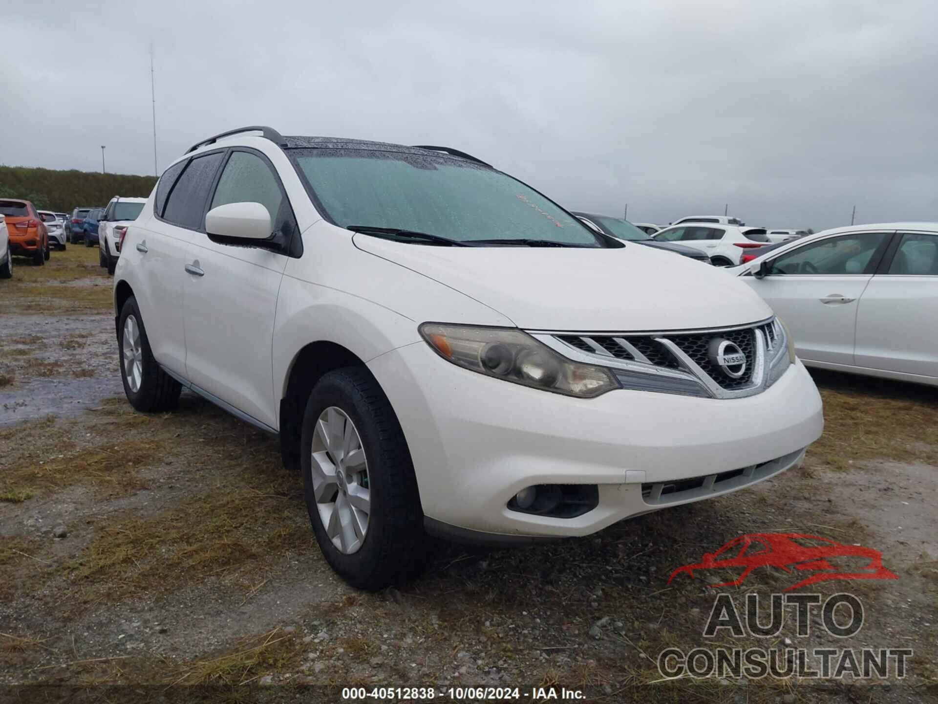 NISSAN MURANO 2013 - JN8AZ1MU3DW211780