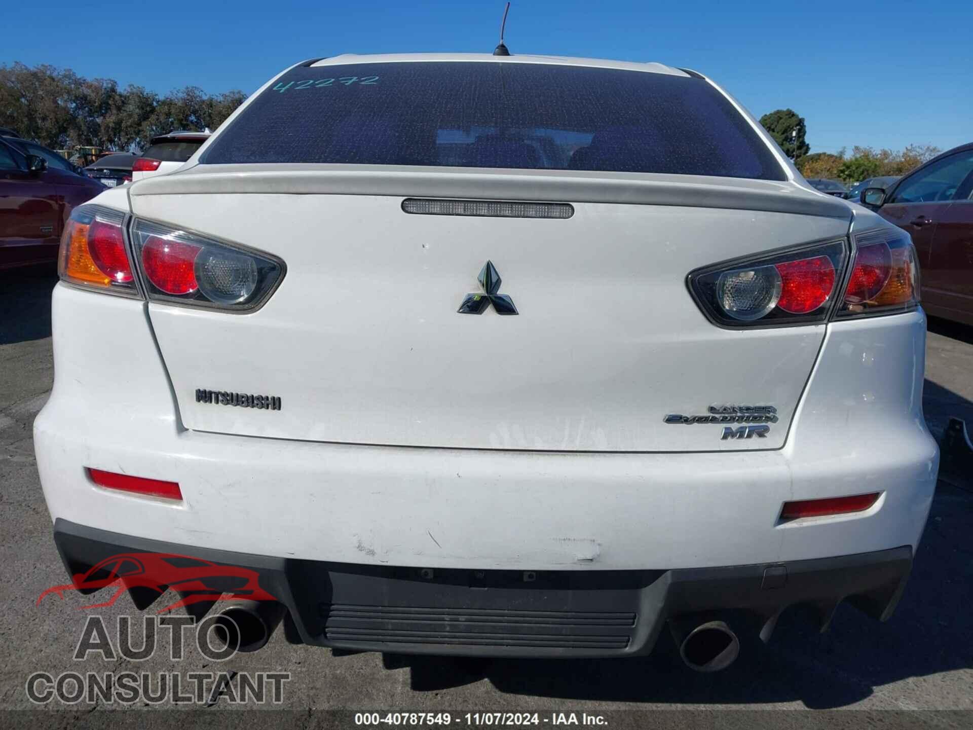 MITSUBISHI LANCER EVOLUTION 2012 - JA32W5FV3CU009679