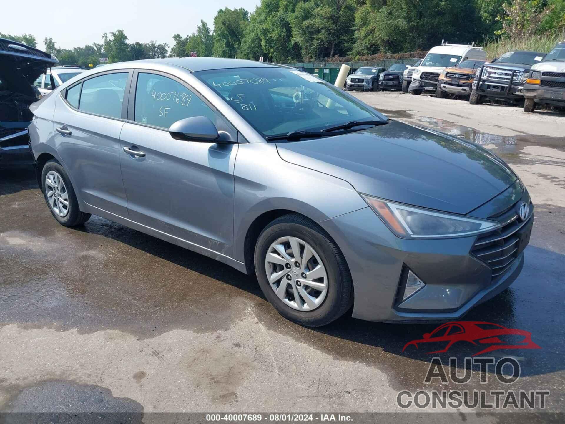 HYUNDAI ELANTRA 2019 - KMHD74LF8KU805949