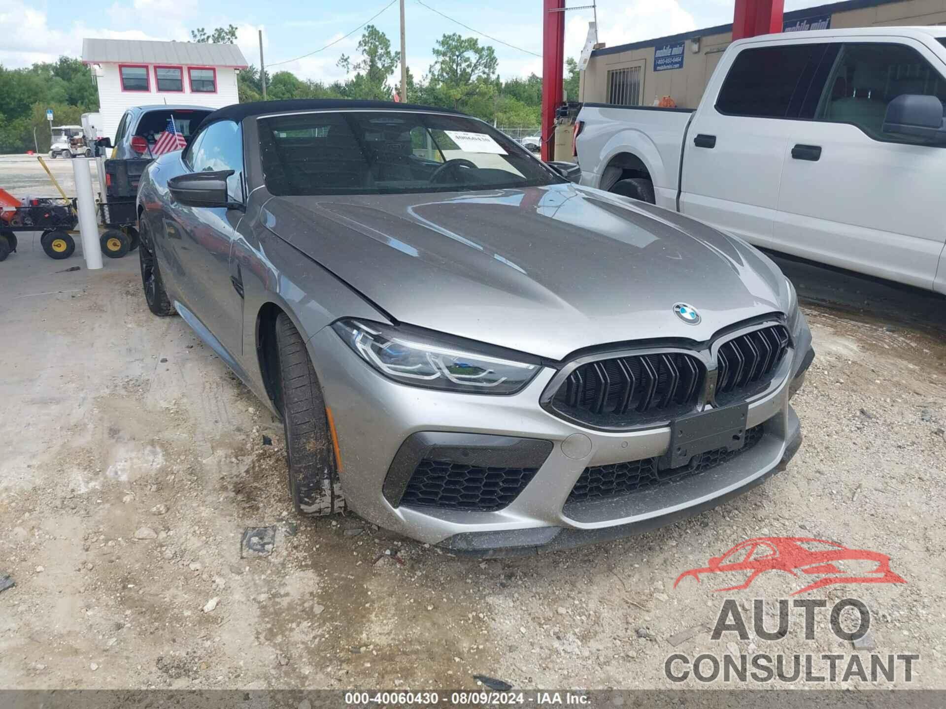 BMW M8 CABRIOLET 2022 - WBSDZ0C00NCK23737